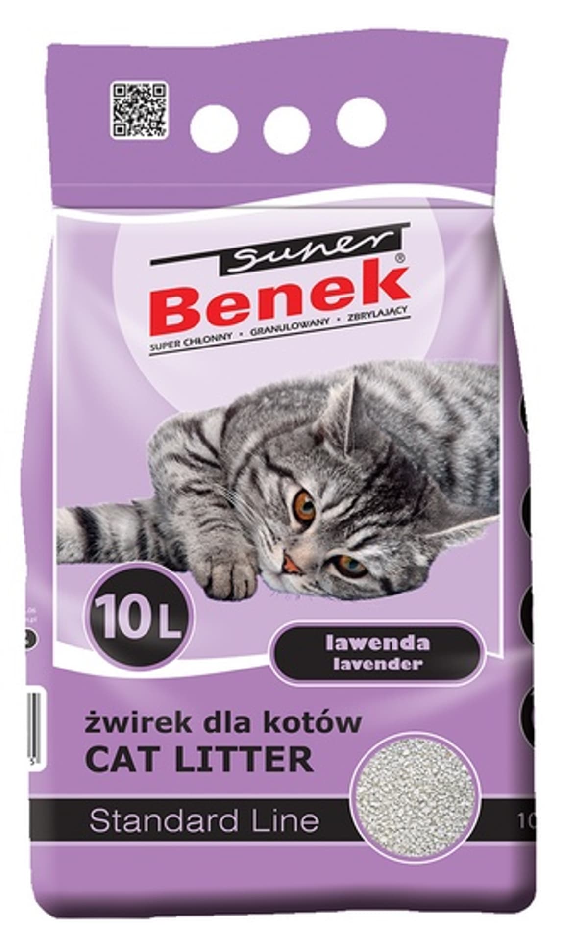 

Super Benek Standard Lawenda 10L Active