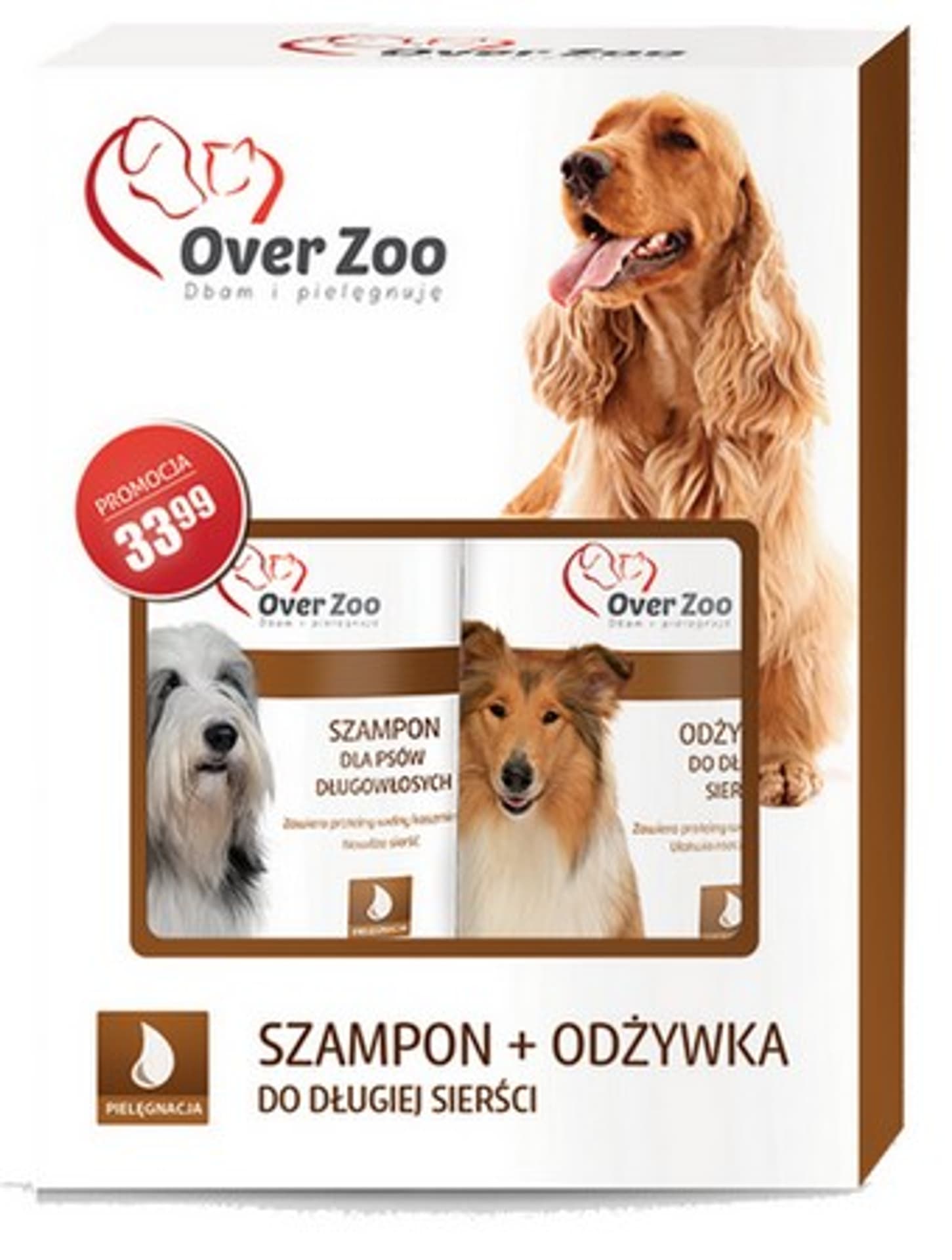 

OVERZOO ZESTAW DLA PSÓW DŁUGOWŁOSYCH 490 ml