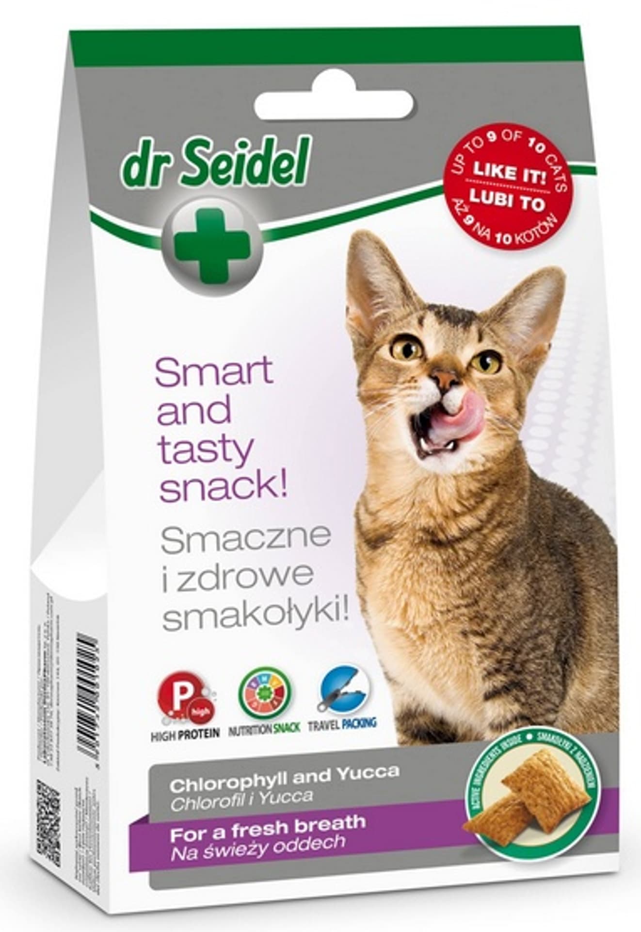 

DR SEIDEL SMAKOŁYKI na świeży oddech dla kotów 50 g