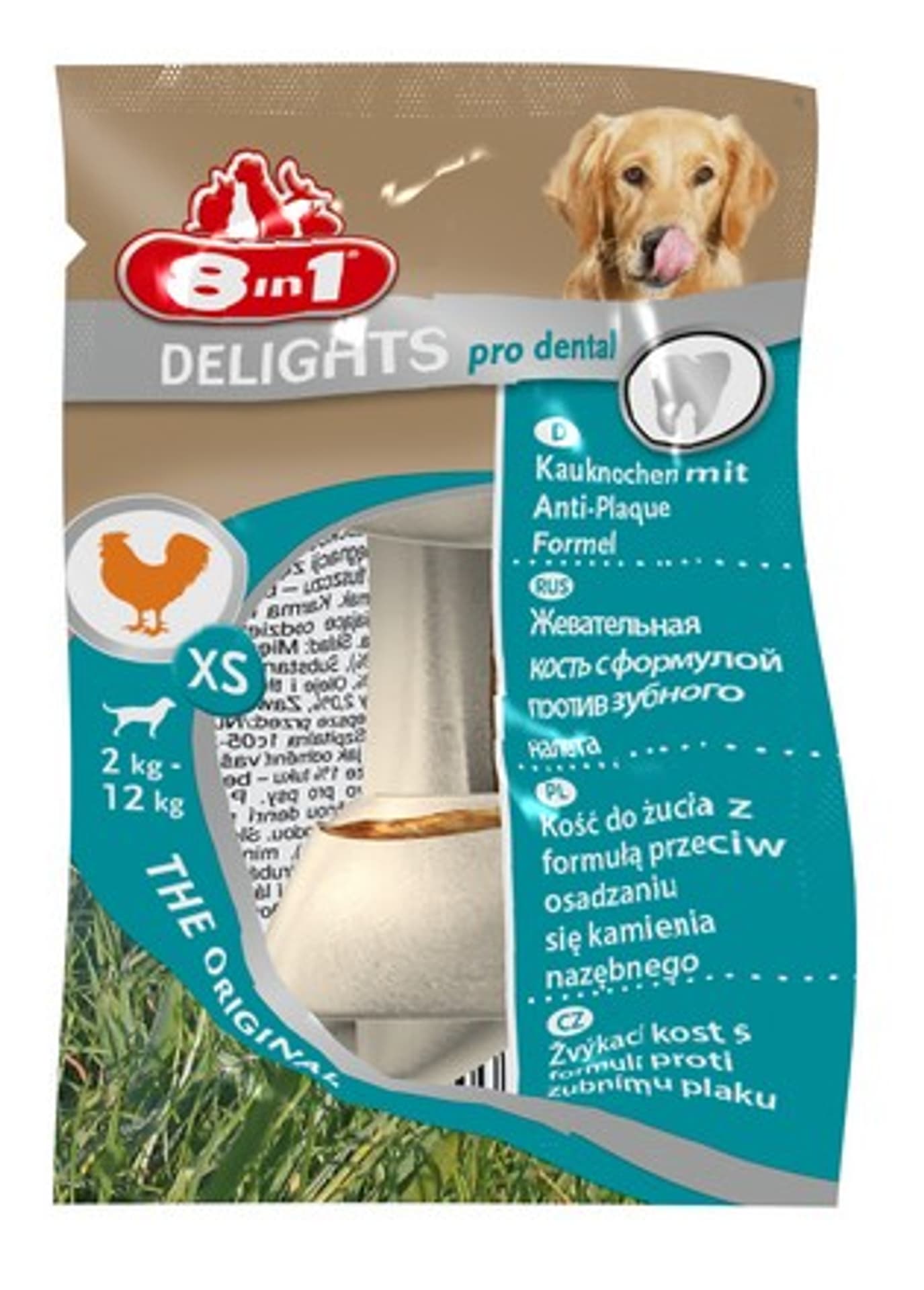 

8in1 Przysmak Delights Pro Dental Bones XS 1 szt. [T108948]