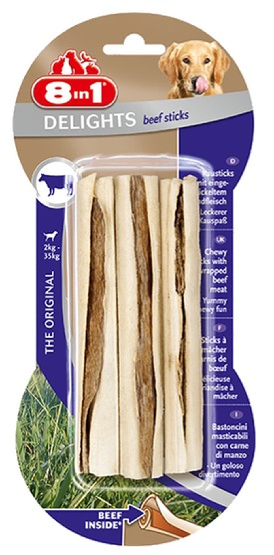 

8in1 Przysmak Delights Beef Bone Sticks 3 szt. [T108856]