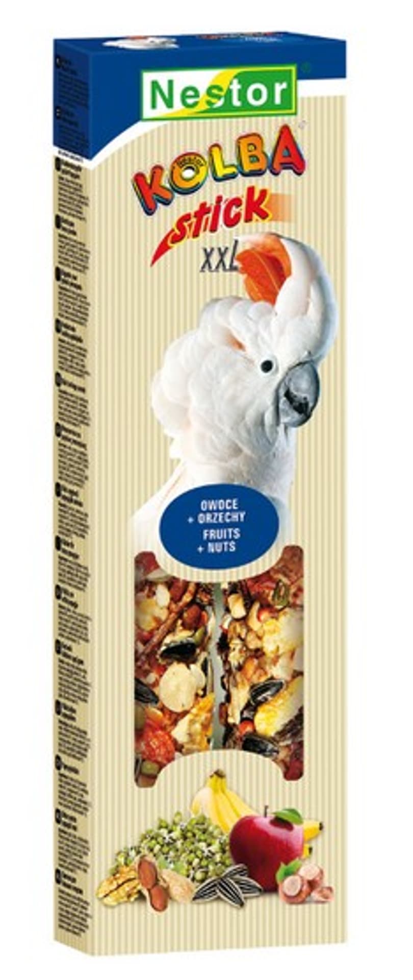 

NESTOR KOLBA XXL PAPUGA DUŻA OWOC-ORZECH 150g