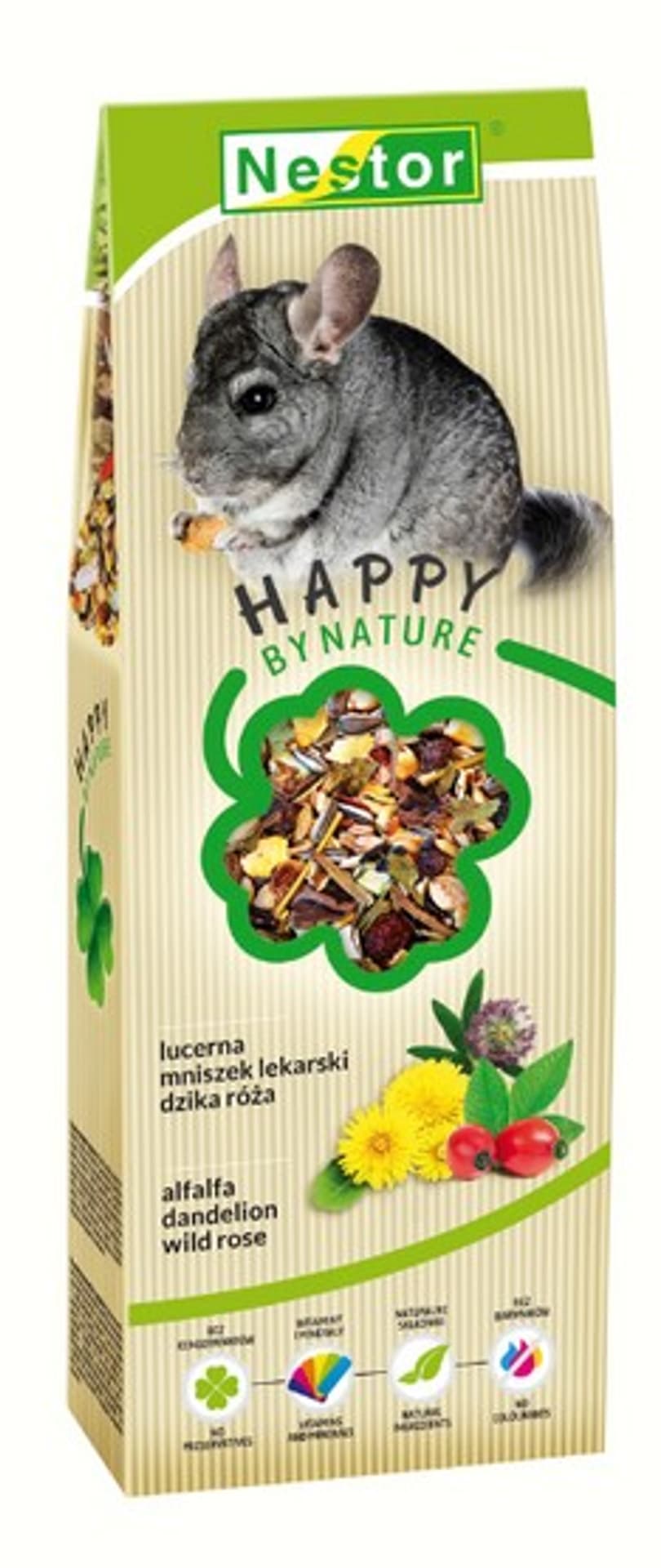 

NESTOR POKARM 700ML SZYNSZYLA OWOCE DZIKICH KRZEWÓW ORZECHY 320g