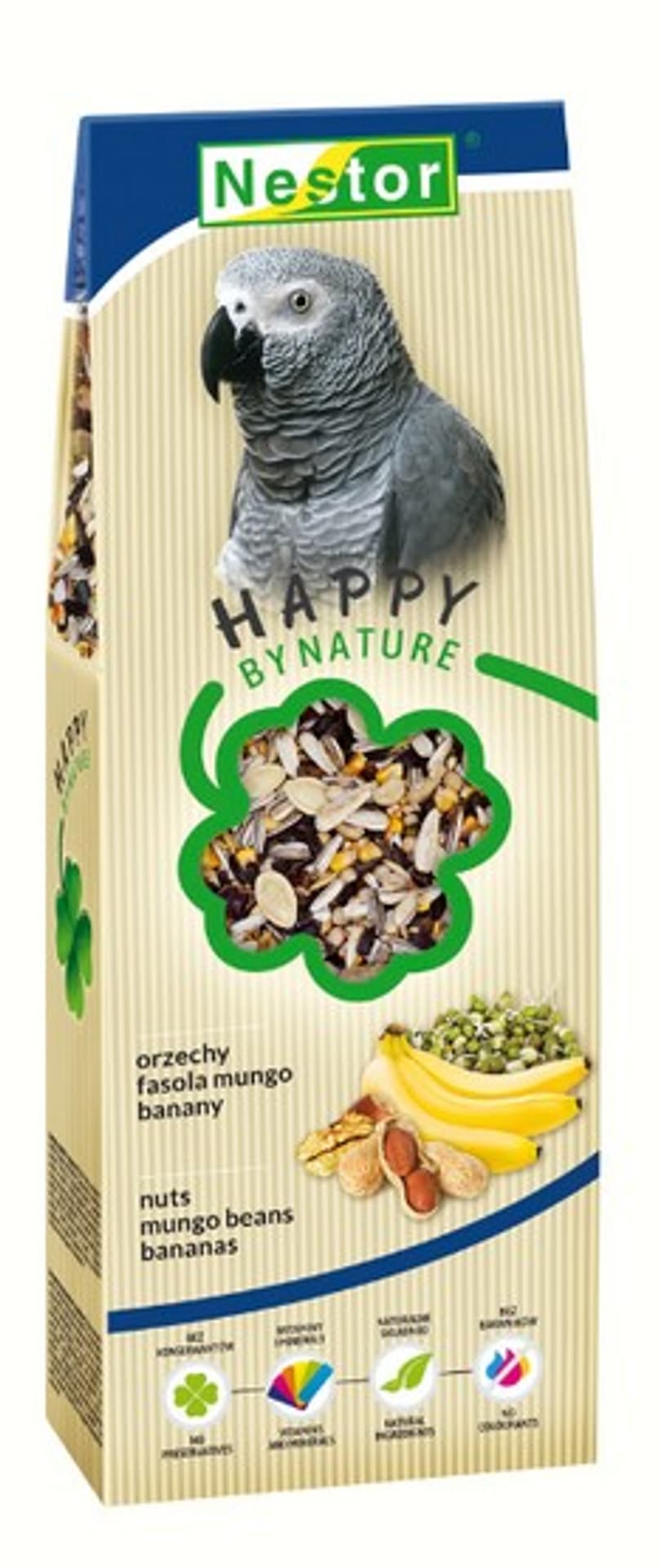 

NESTOR POKARM 700ML PAPUGA DUŻA ORZECHY FASOLA MANGO 350g