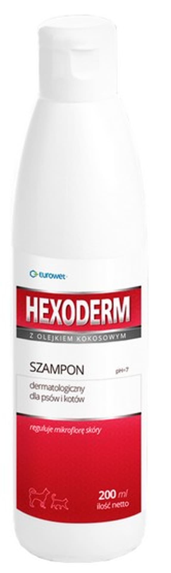 

EUROWET Hexoderm - dermatologiczny szampon dla psów i kotów 200ml