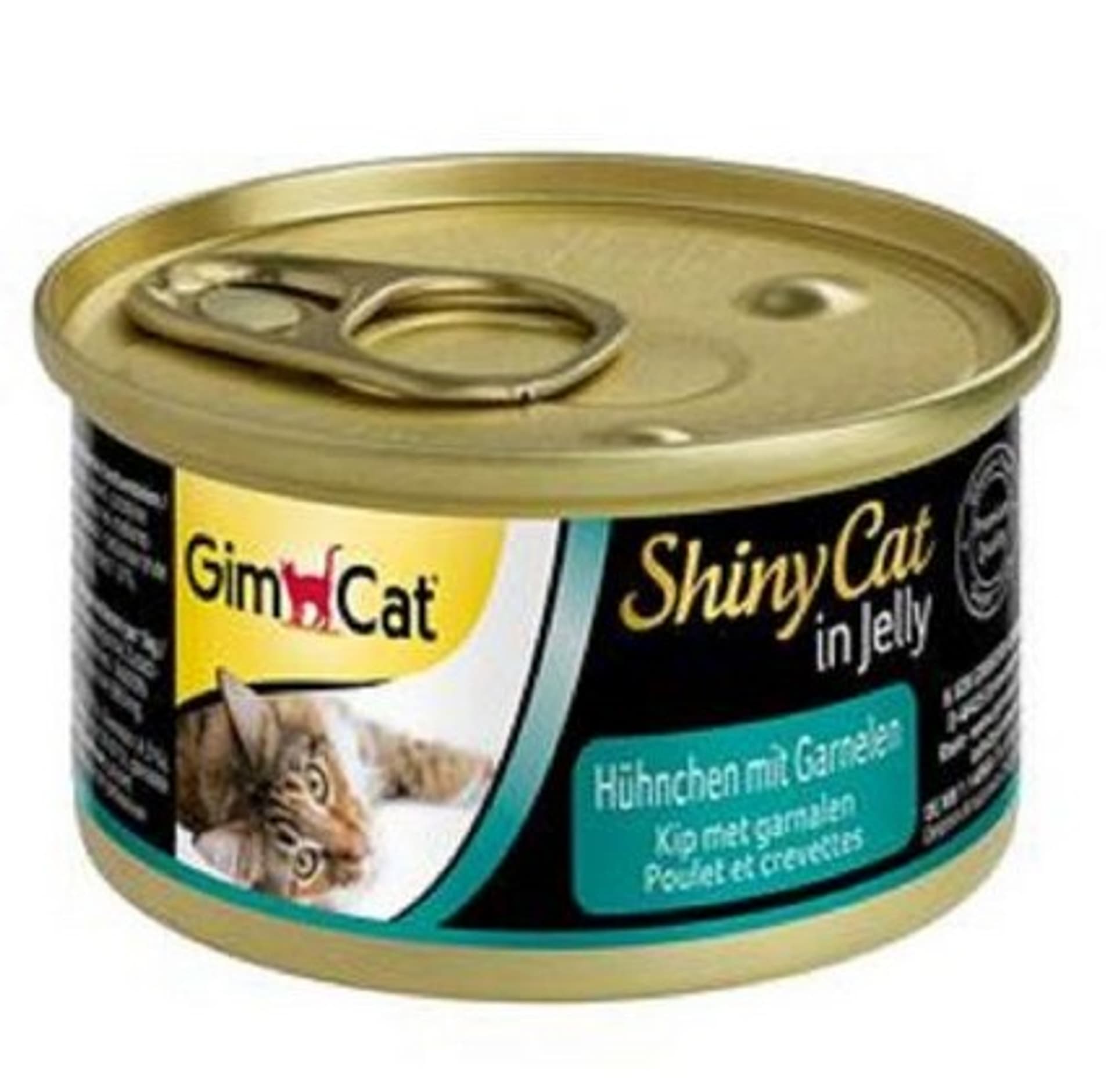 

Gimpet Shinycat Huhnchen mit Garnelen - kurczak i krewetki puszka 70g