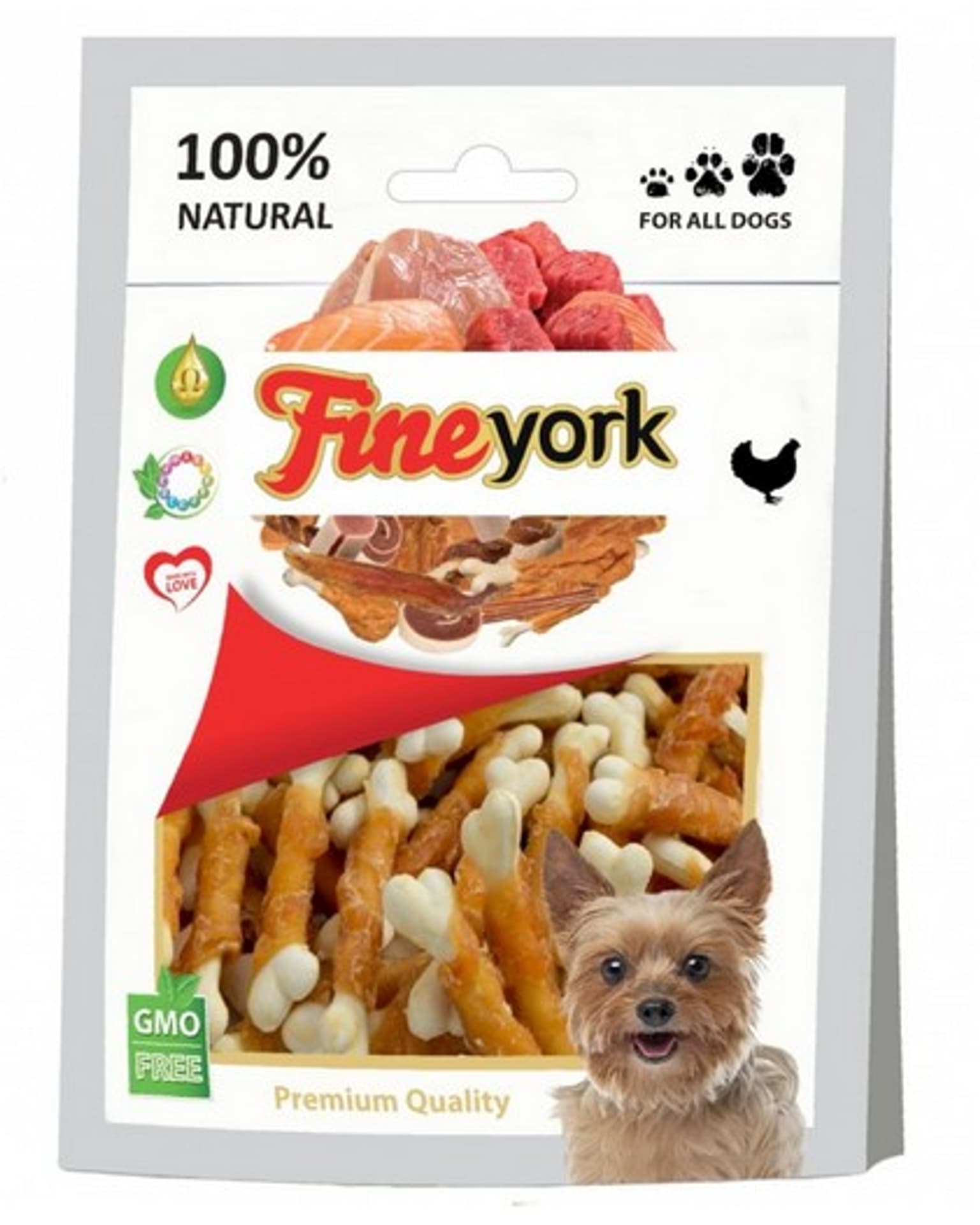

Prozoo Fine York Calcium Bone 80g [10793S]