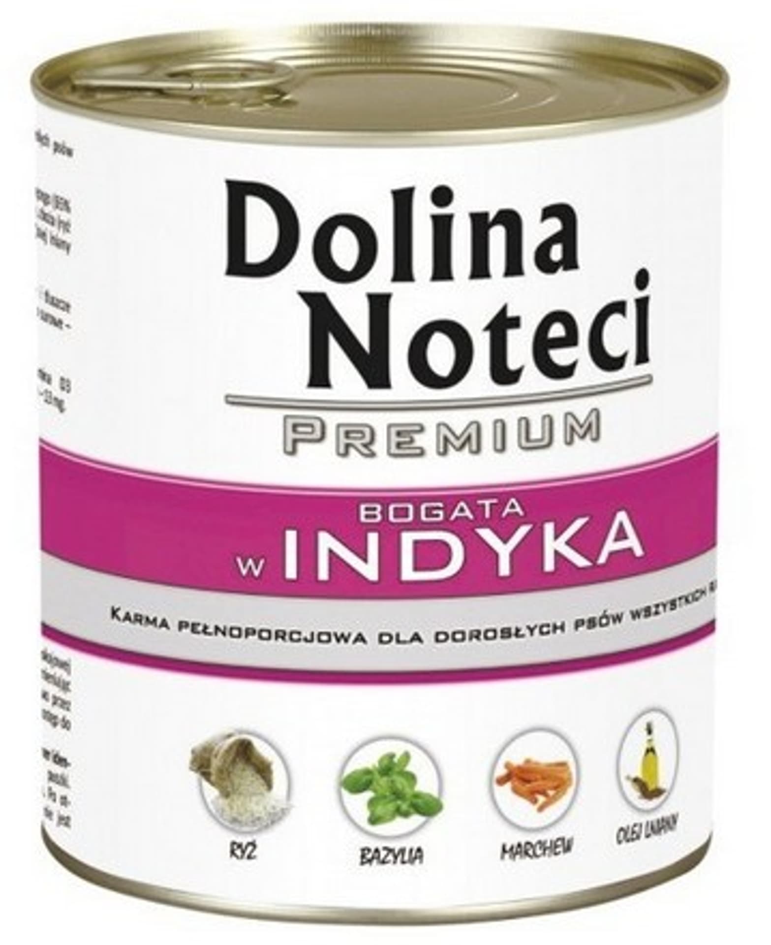 

DOLINA NOTECI Premium bogata w indyka - mokra karma dla psa - 800g