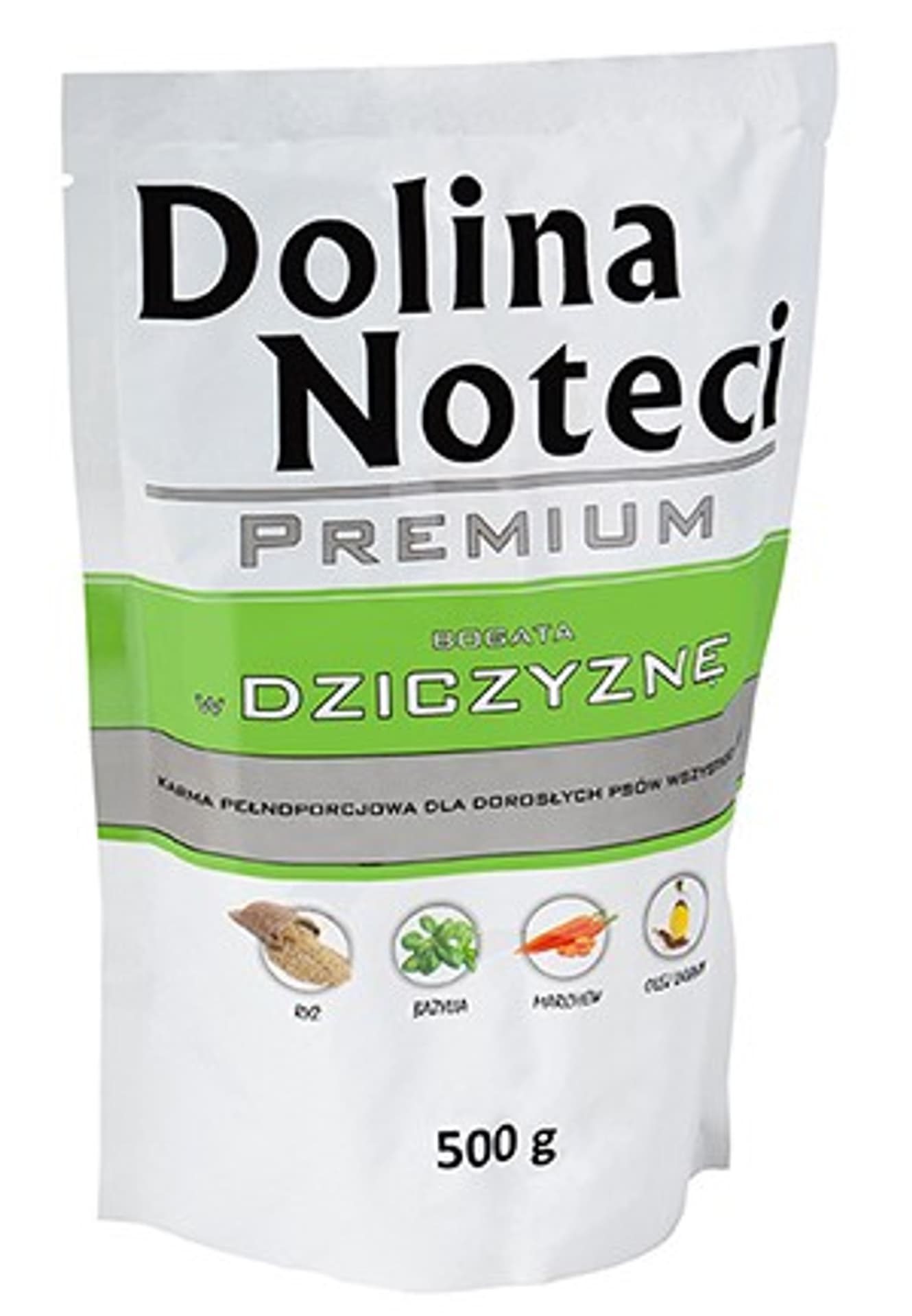 

DOLINA NOTECI Premium bogata w dziczyznę - mokra karma dla psa - 500g