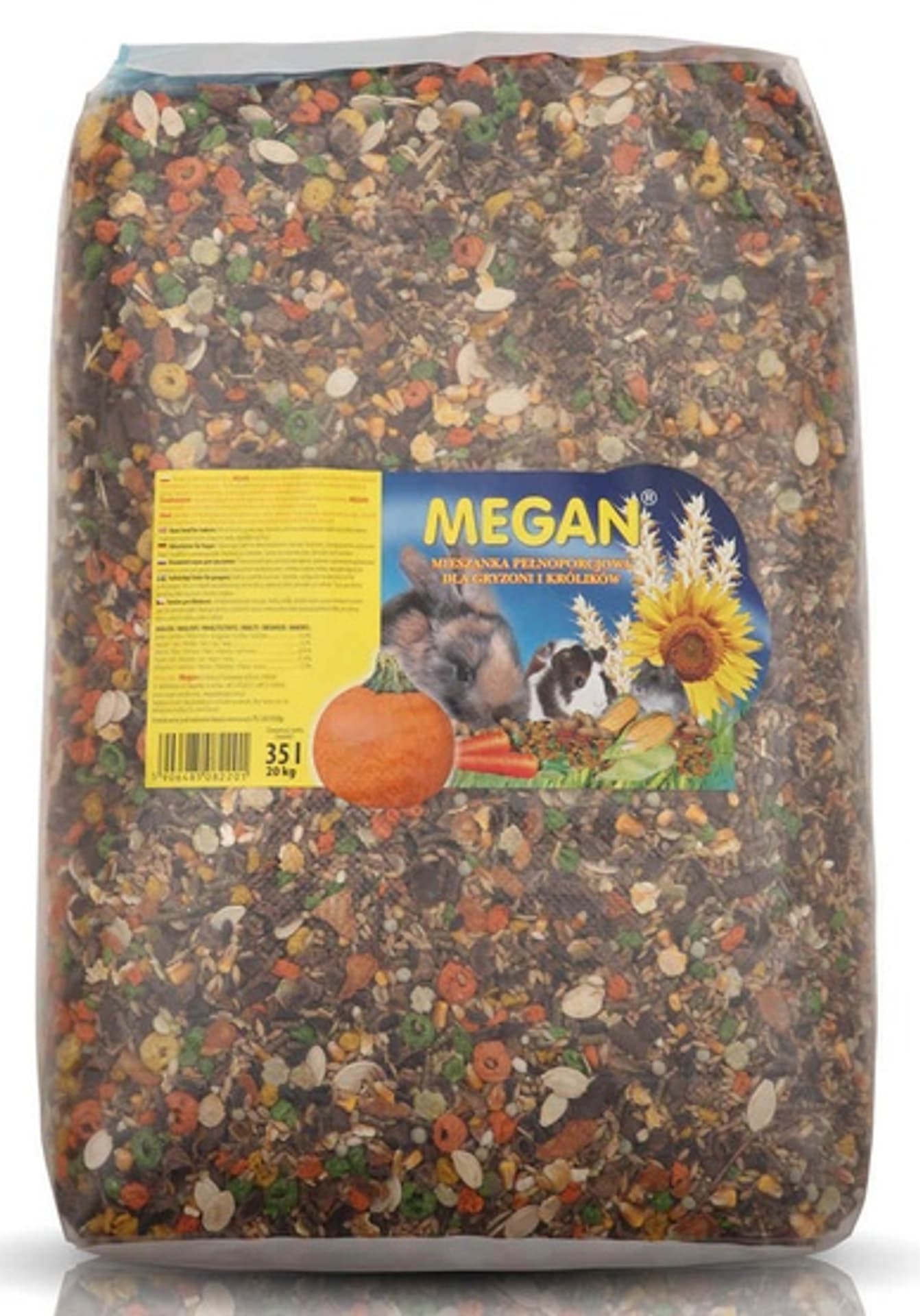 

Megan Pokarm dla gryzoni worek 20kg [ME6W]