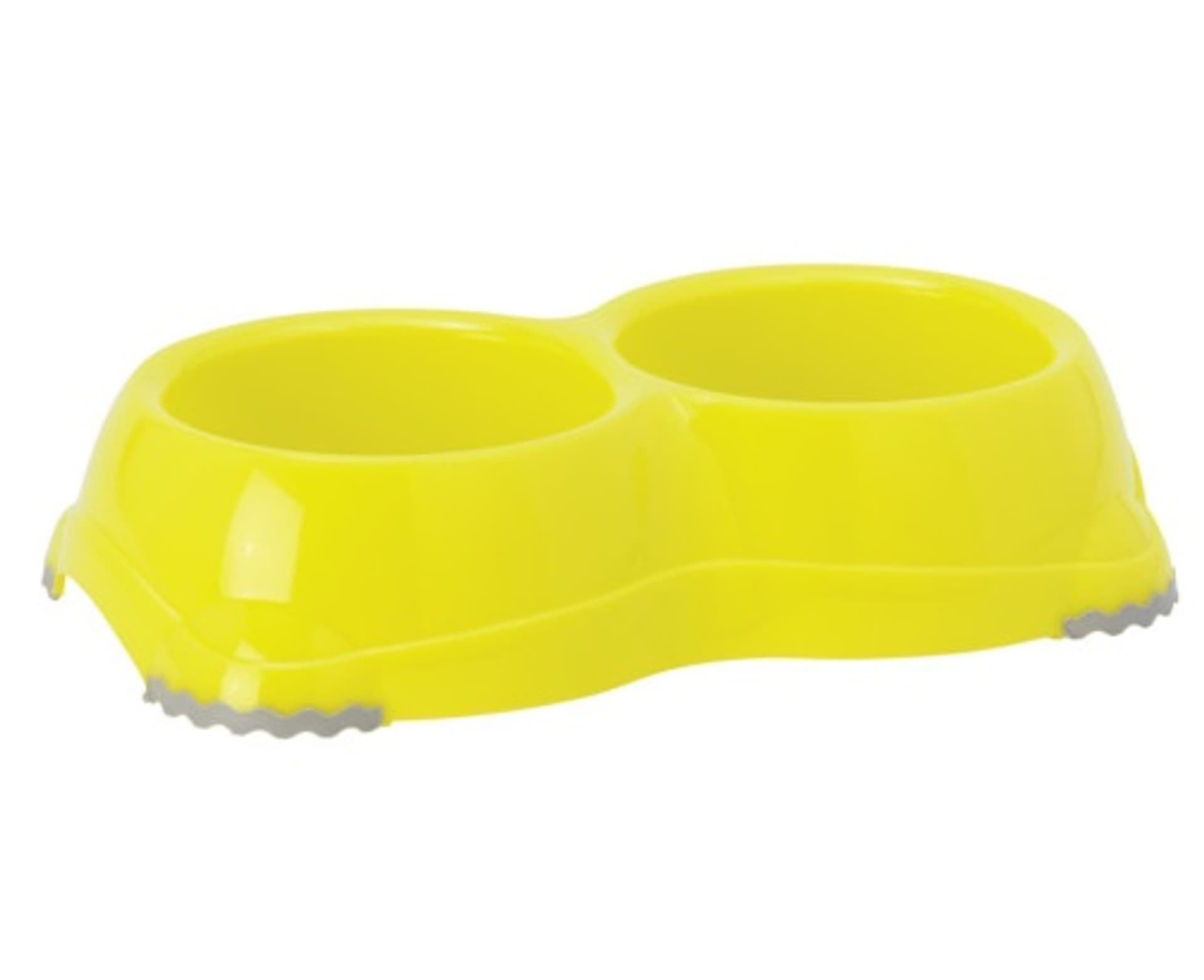 

YARRO Miska podwójna Smarty mała 2x 0,330l na gumie lemon [Y2573-0033]
