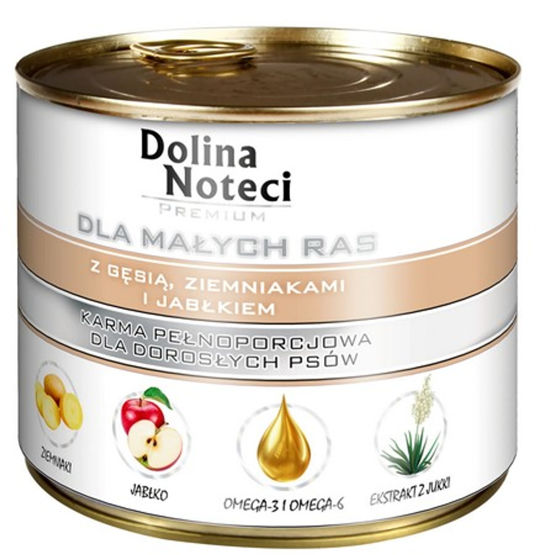 

Karma DOLINA NOTECI Premium Gęś Ziemniaki Jabłko (0,18 kg )