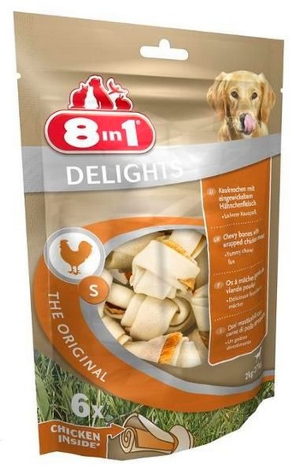 

8in1 Delights Bones S torebka 6szt