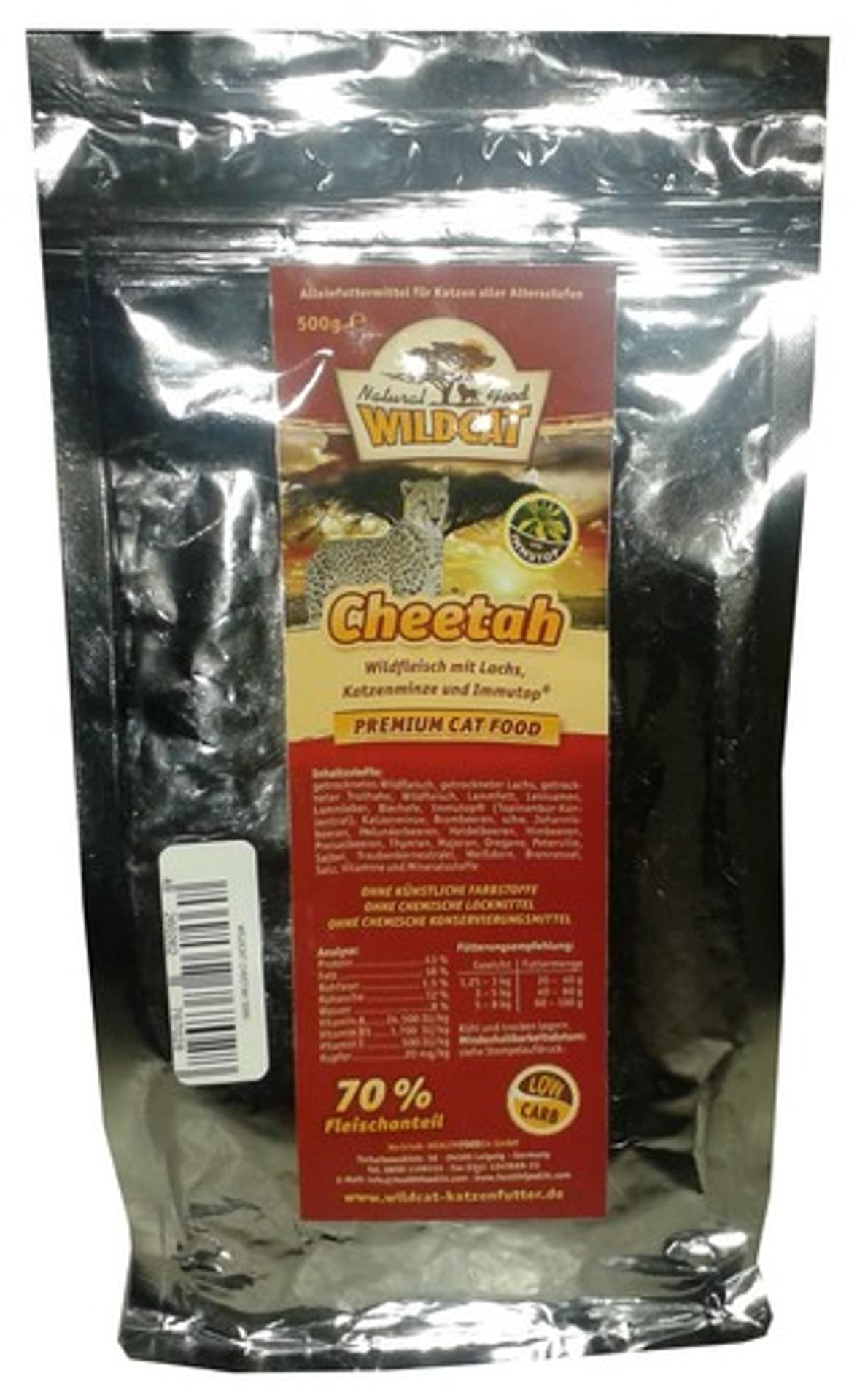 

Wildcat Cheetah - dziczyzna i łosoś 500g