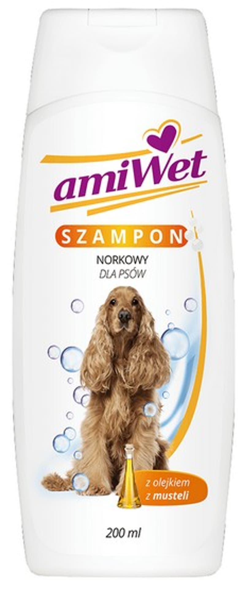 

Amiwet Szampon norkowy z olejkiem musteli dla psa 200ml