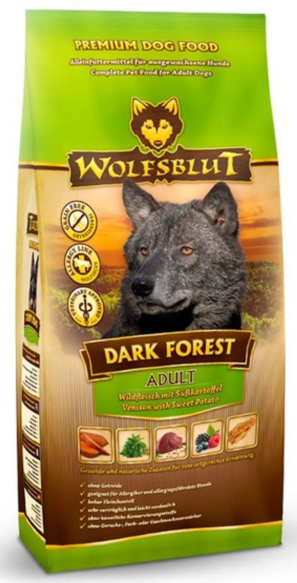 

Wolfsblut Dog Dark Forest dziczyzna i bataty 2kg