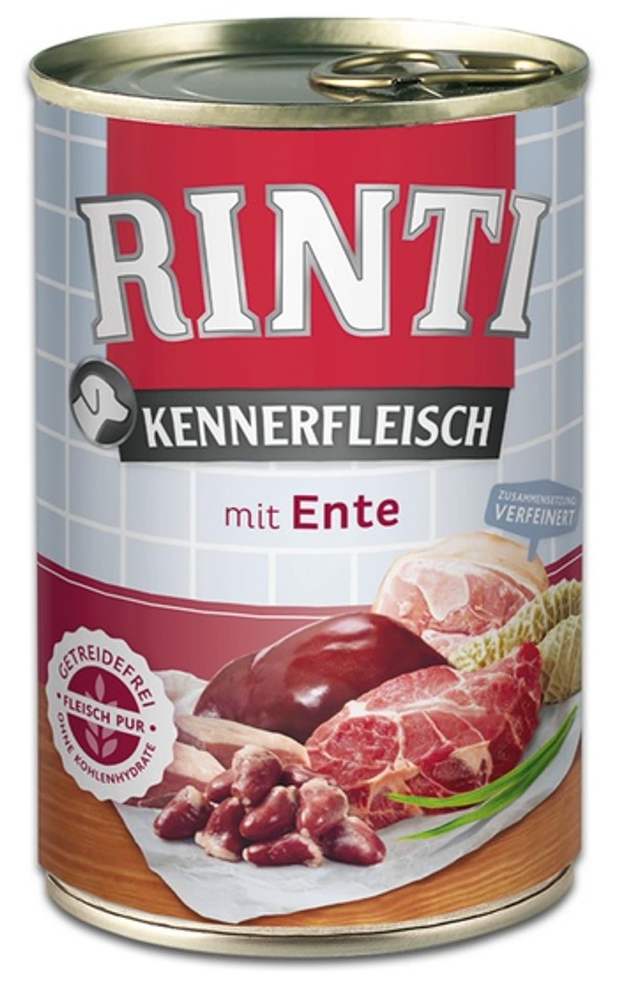 

Rinti Kennerfleisch Ente pies - kaczka puszka 400g