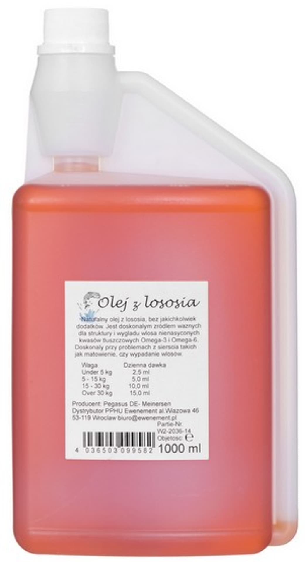 

Olej z łososia 1000ml