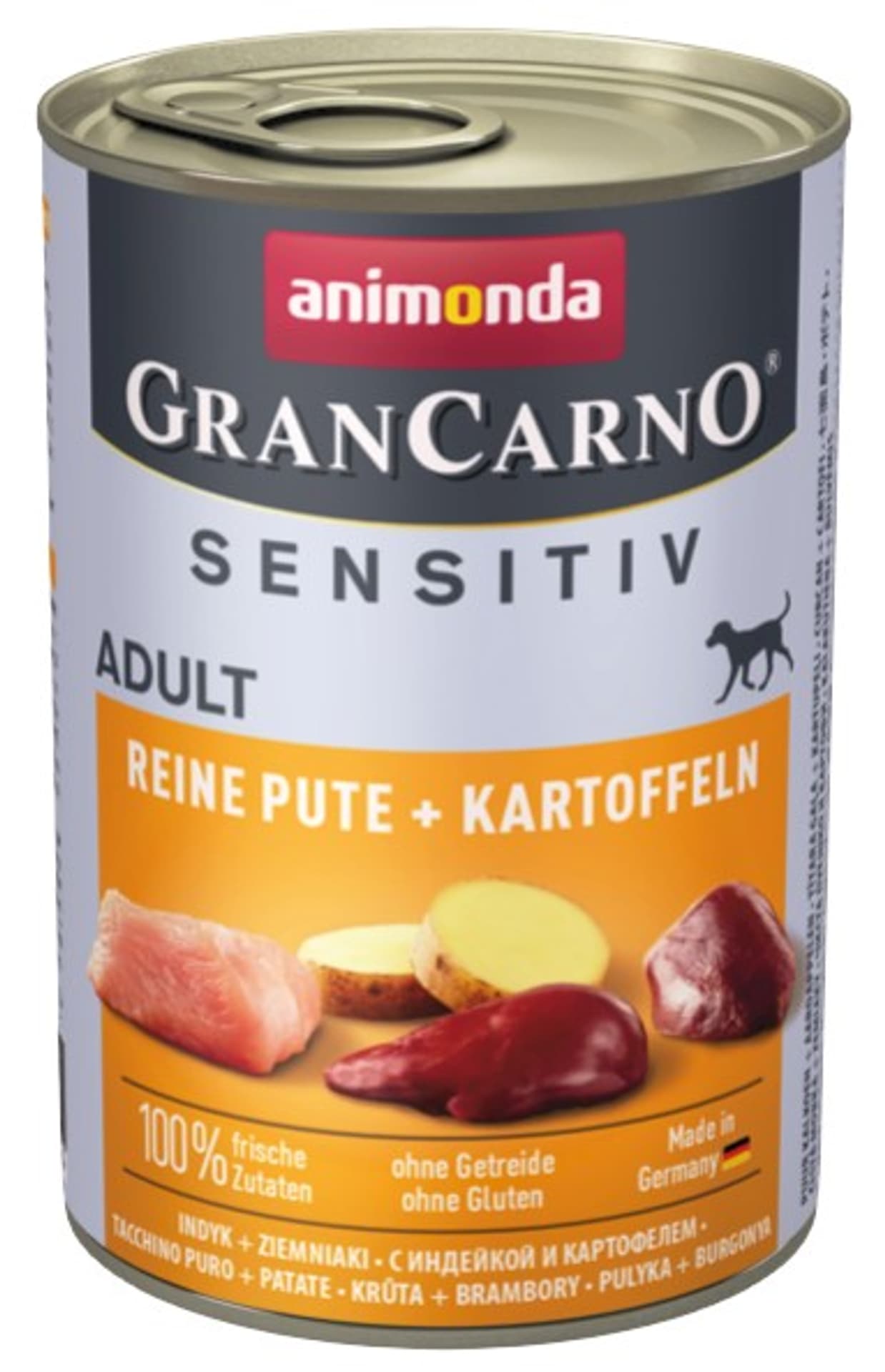

ANIMONDA Grancarno Sensitiv smak: indyk z ziemniakami 400g