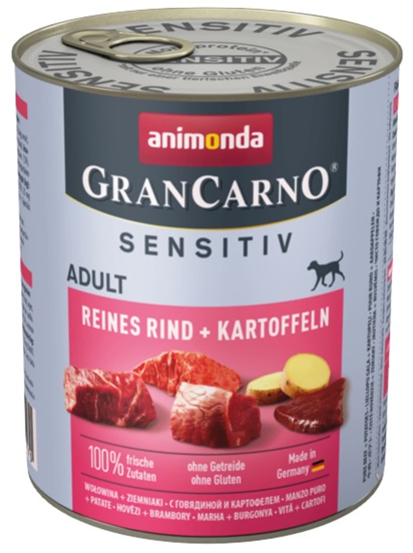 

ANIMONDA Grancarno Sensitiv smak: wołowina z ziemniakami 800g