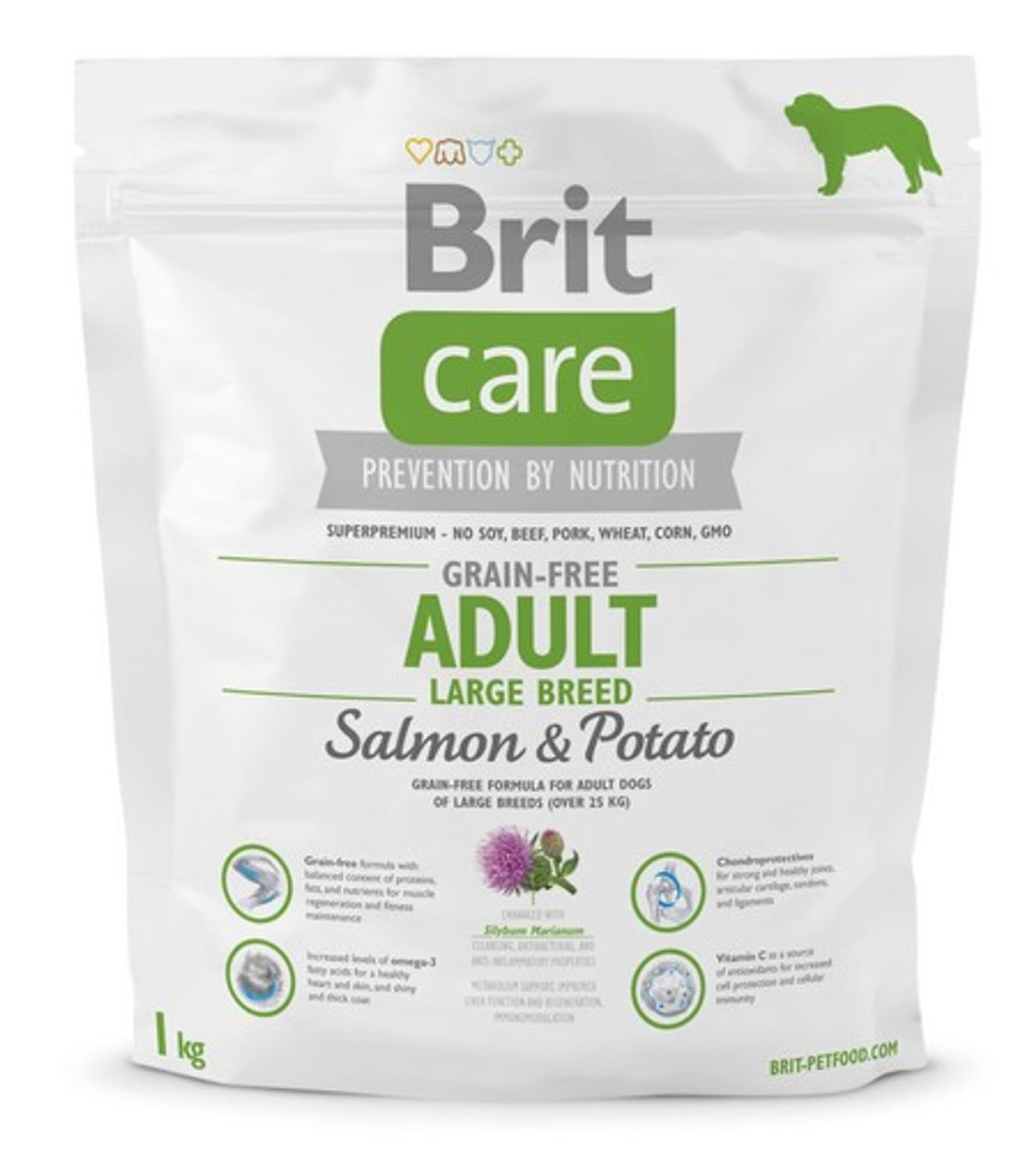 

BRIT CARE GRAIN-FREE ADULT LARGE BREED SALMON & POTATO 1 kg