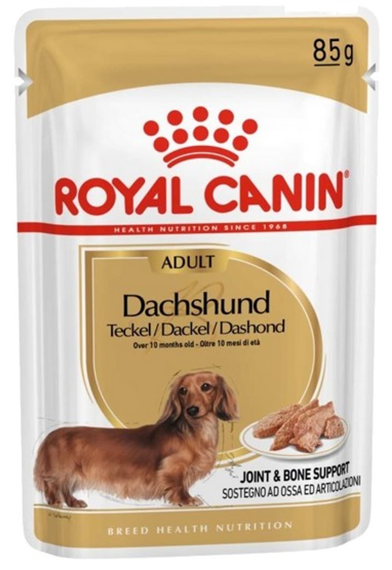 

Royal Canin Dachshund karma mokra - pasztet, dla psów dorosłych rasy jamnik saszetka 85g