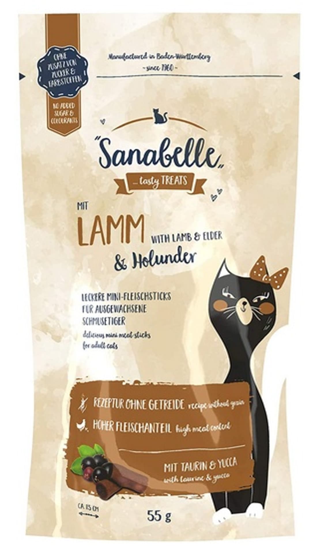 

Sanabelle Snack Jagnięcina & Czarny bez 55g