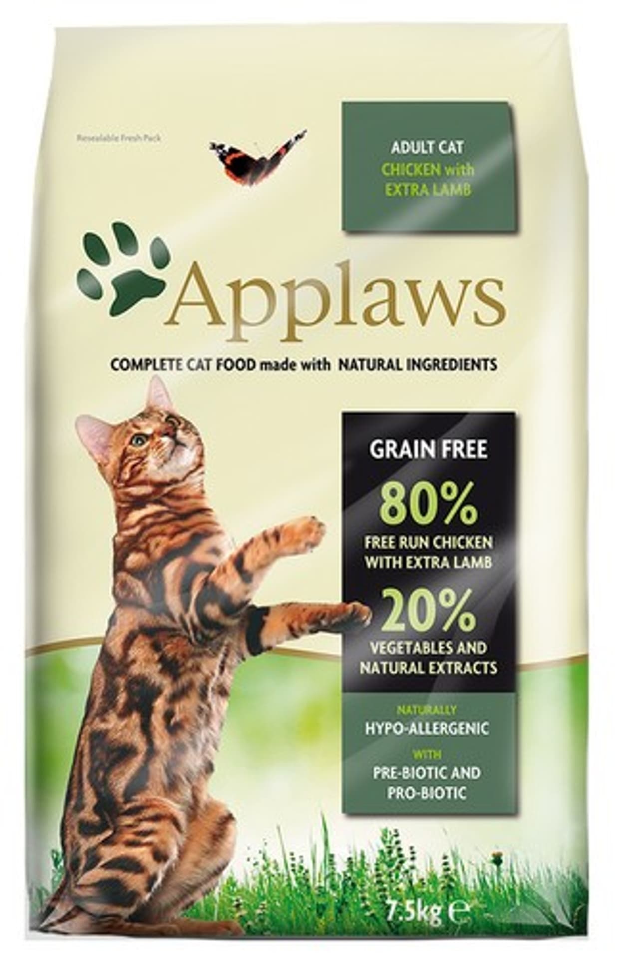 

APPLAWS CAT Kurczak i Jagnięcina - karma dla kotów z wysoką zawartością mięsa - 7,5kg