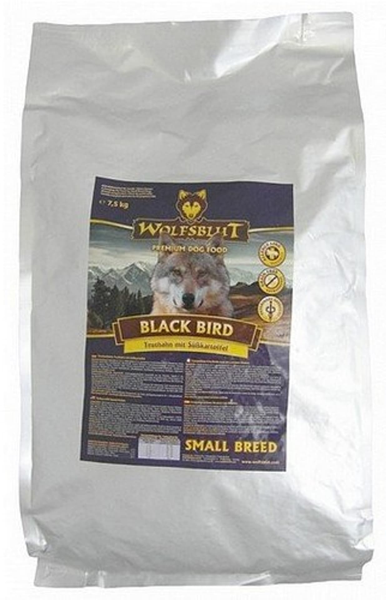 

Wolfsblut Dog Black Bird Adult Small - indyk i bataty 500g