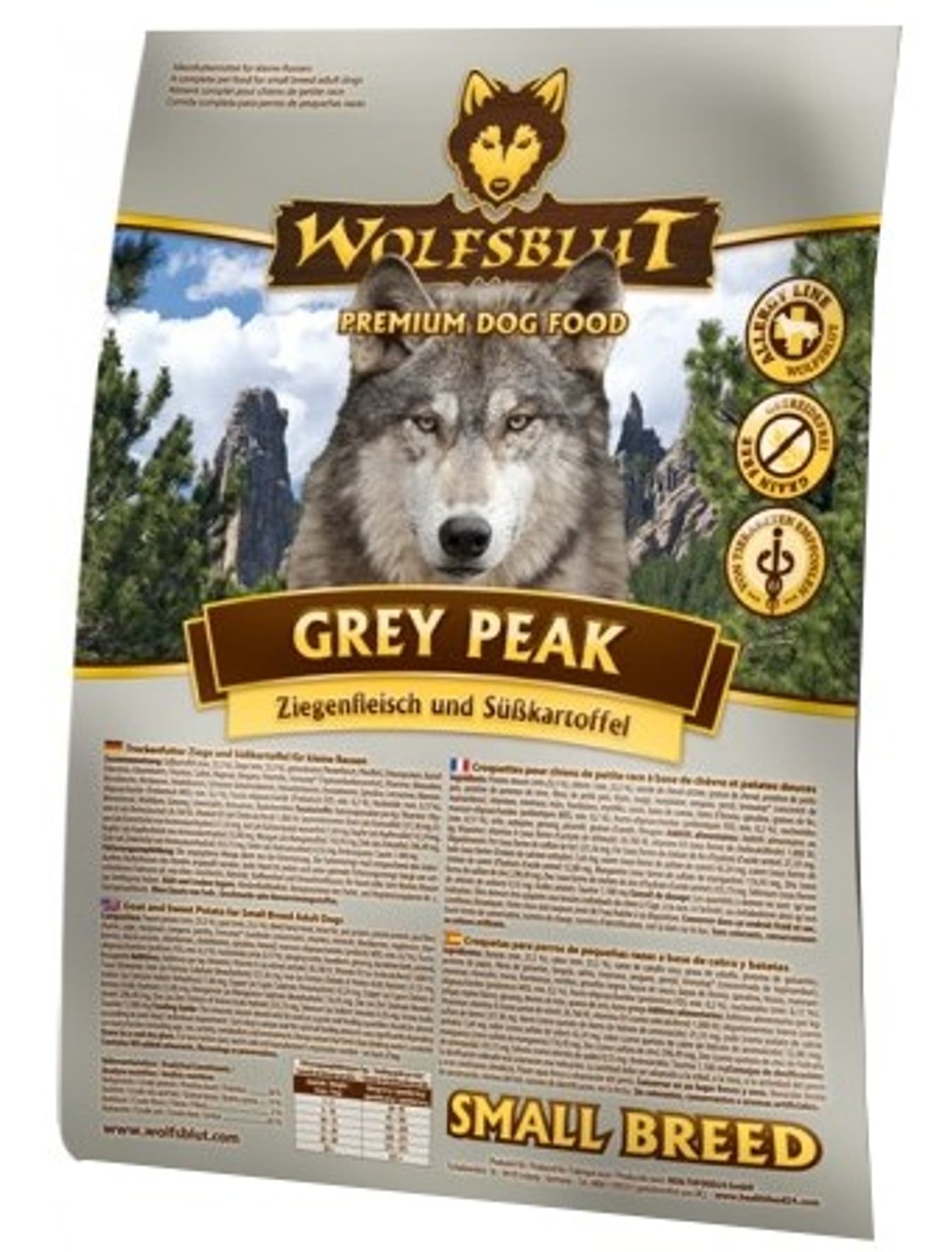 

Wolfsblut Dog Grey Peak Small - koza i bataty 500g