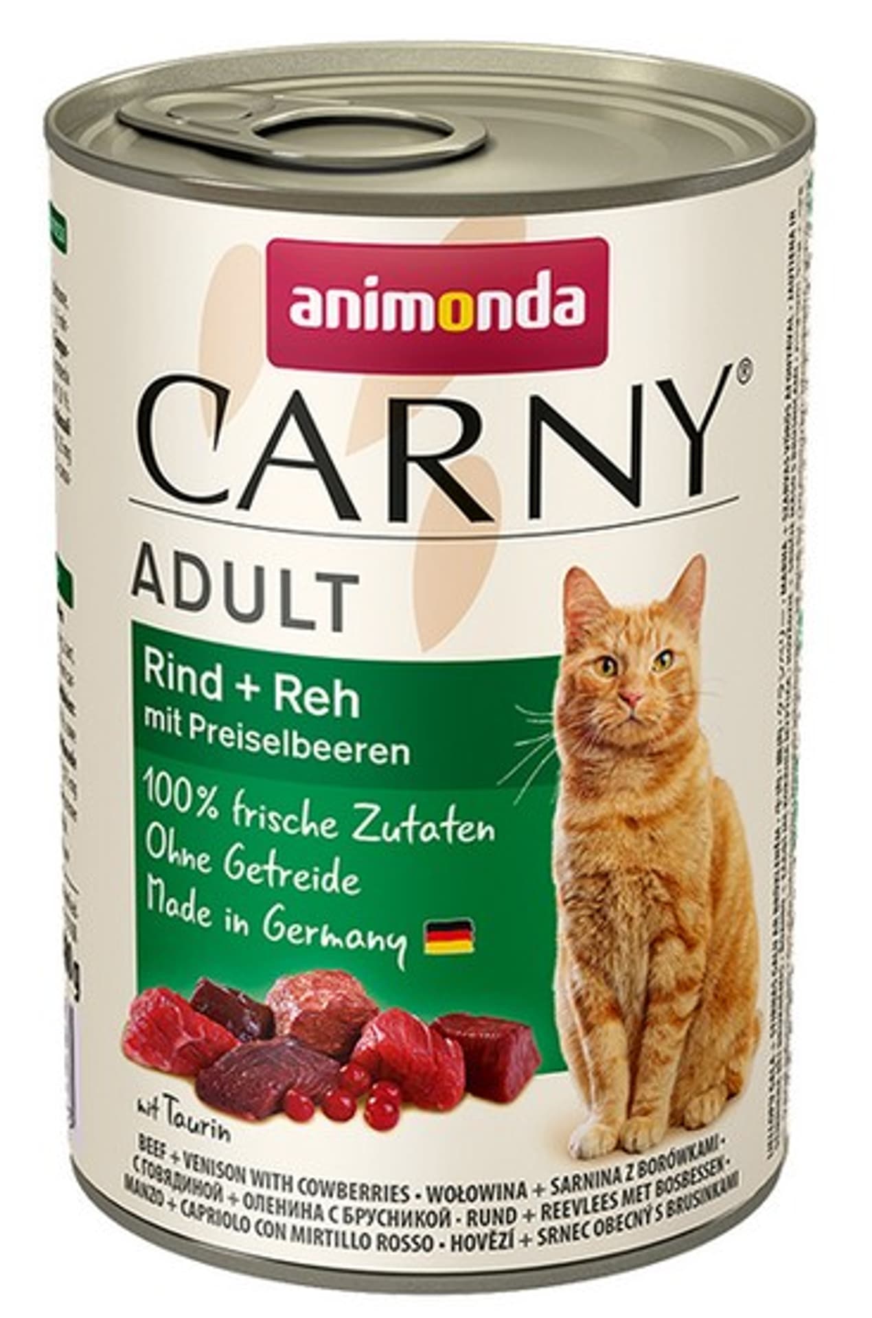 

ANIMONDA Carny Adult smak: wołowina, sarnina z borówkami 400g