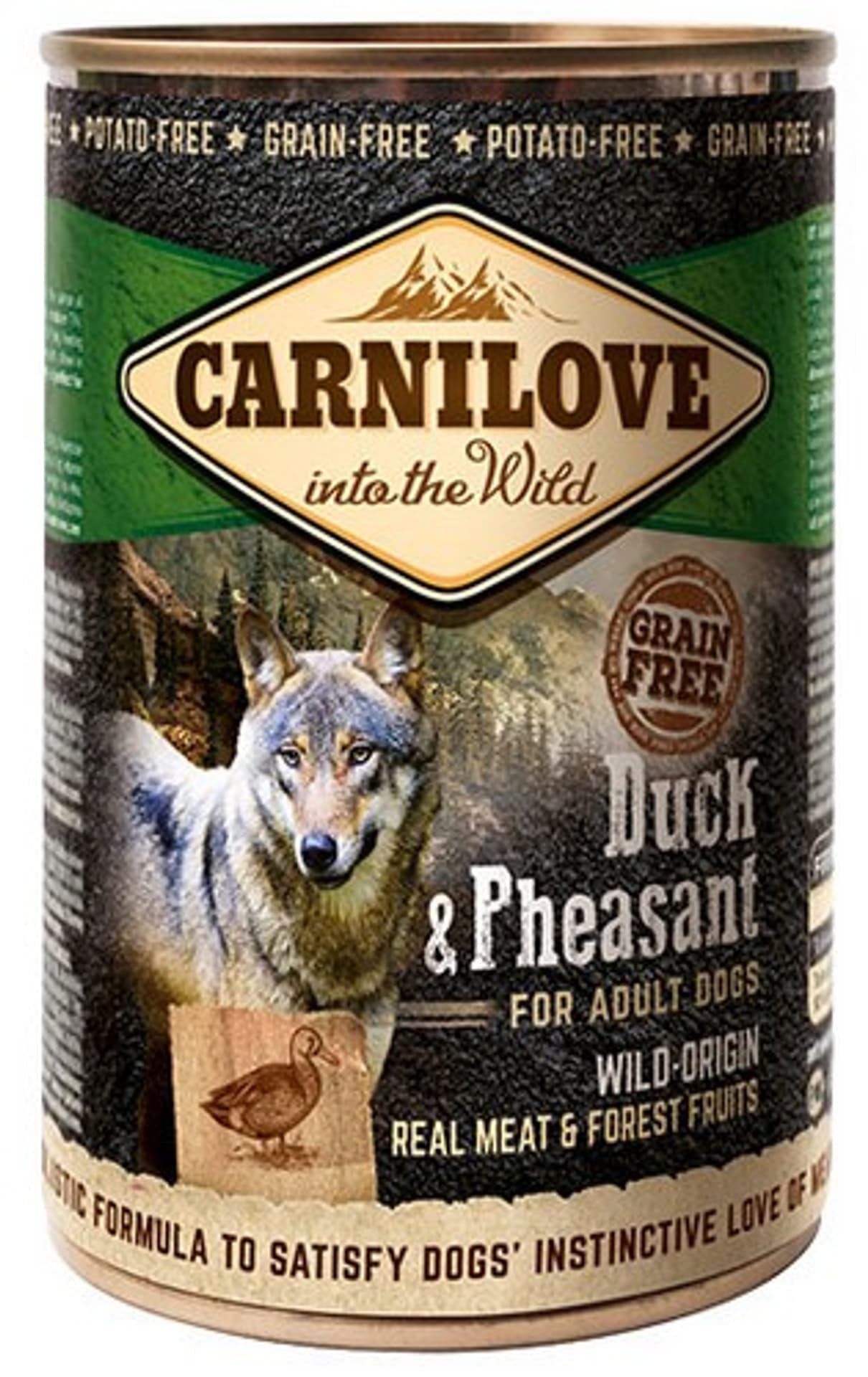 

Carnilove Wild Meat Duck&PHEASANT 400G