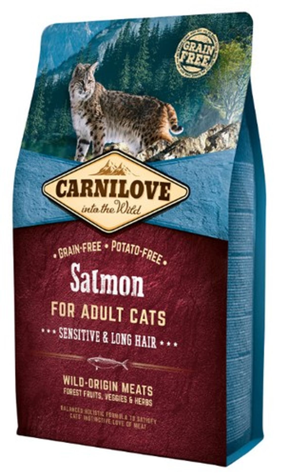 

CARNILOVE CAT SALMON SENSITIVE&LONG HAIR 2kg