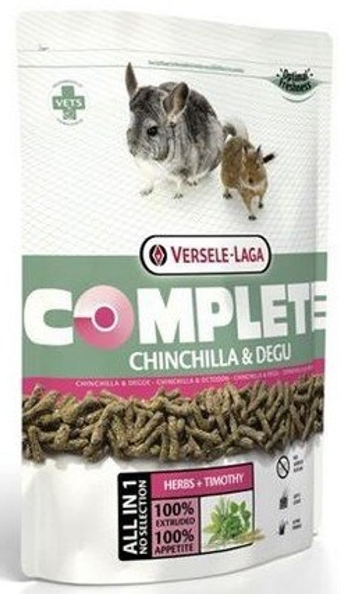 

Versele-Laga Chinchilla & Degu Complete pokarm dla szynszyli i koszatniczki 8kg