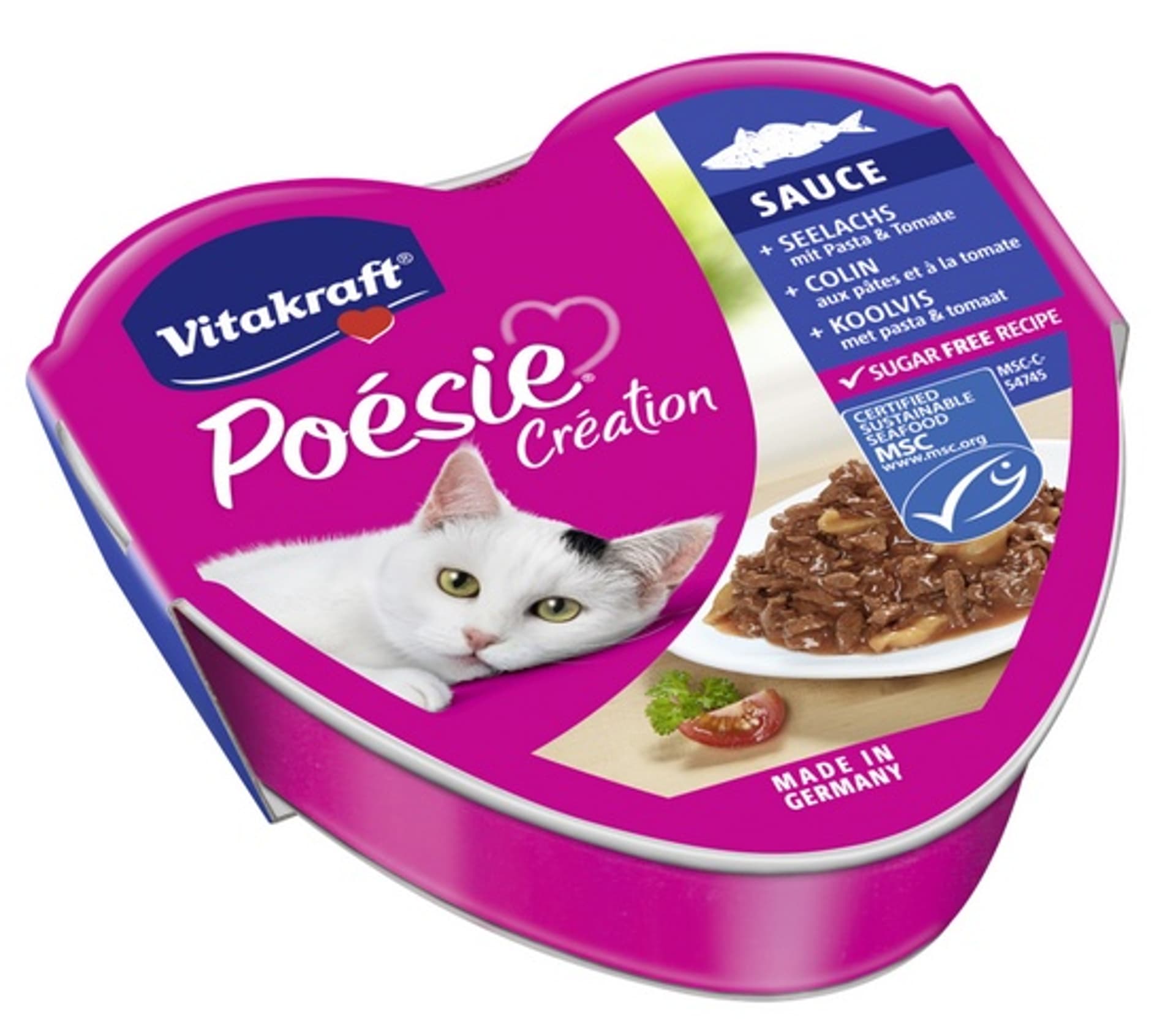 

VITAKRAFT POESIE SOS dorsz/makaron/pomidor85g kot