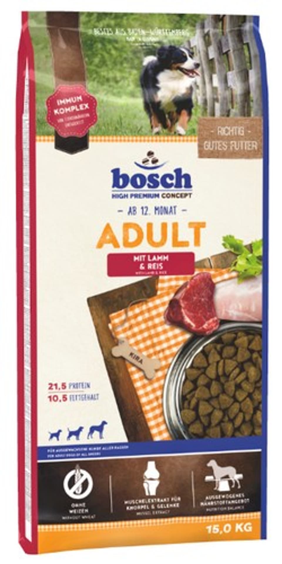 

BOSCH Adult Lamb & Rice 15kg - sucha karma dla psa