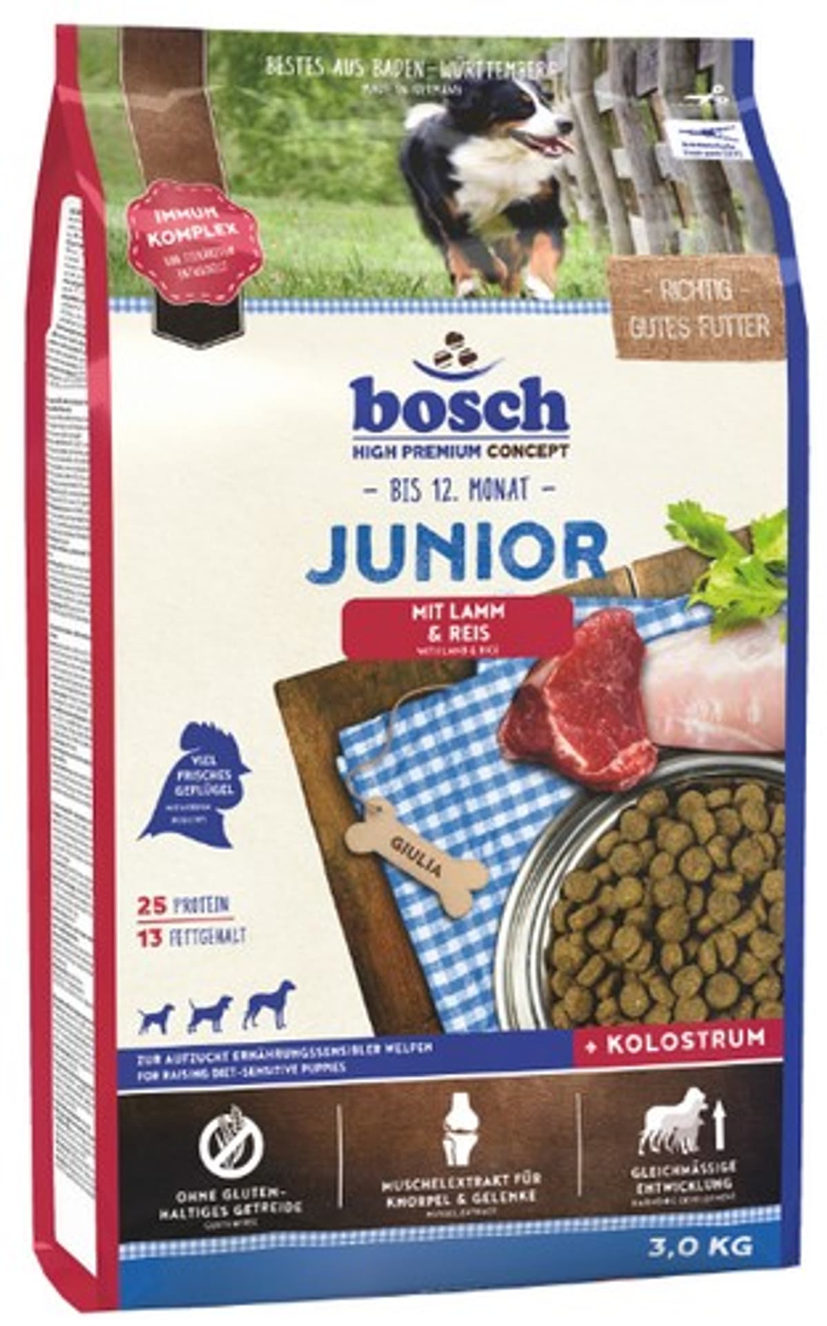 

Bosch 15030 Junior dla Szczeniąt Lamb&Rice 3kg