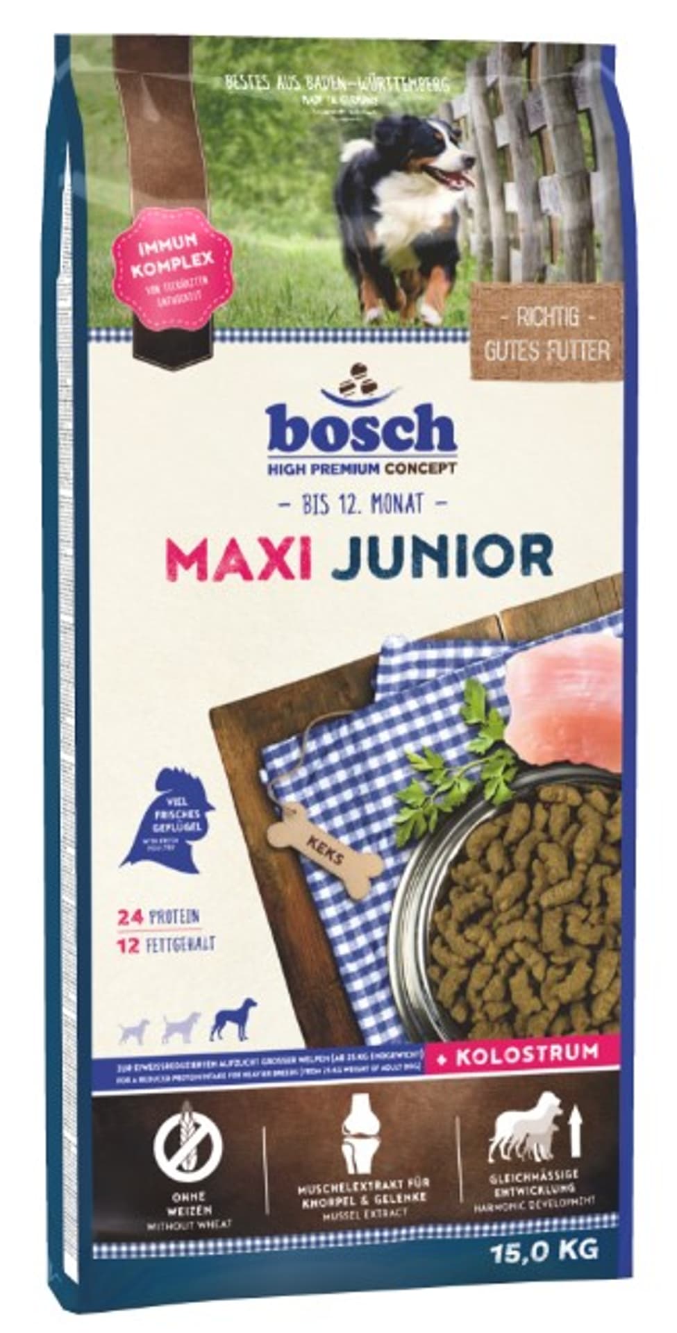 

BOSCH Maxi Junior 15kg - sucha karma dla szczeniąt