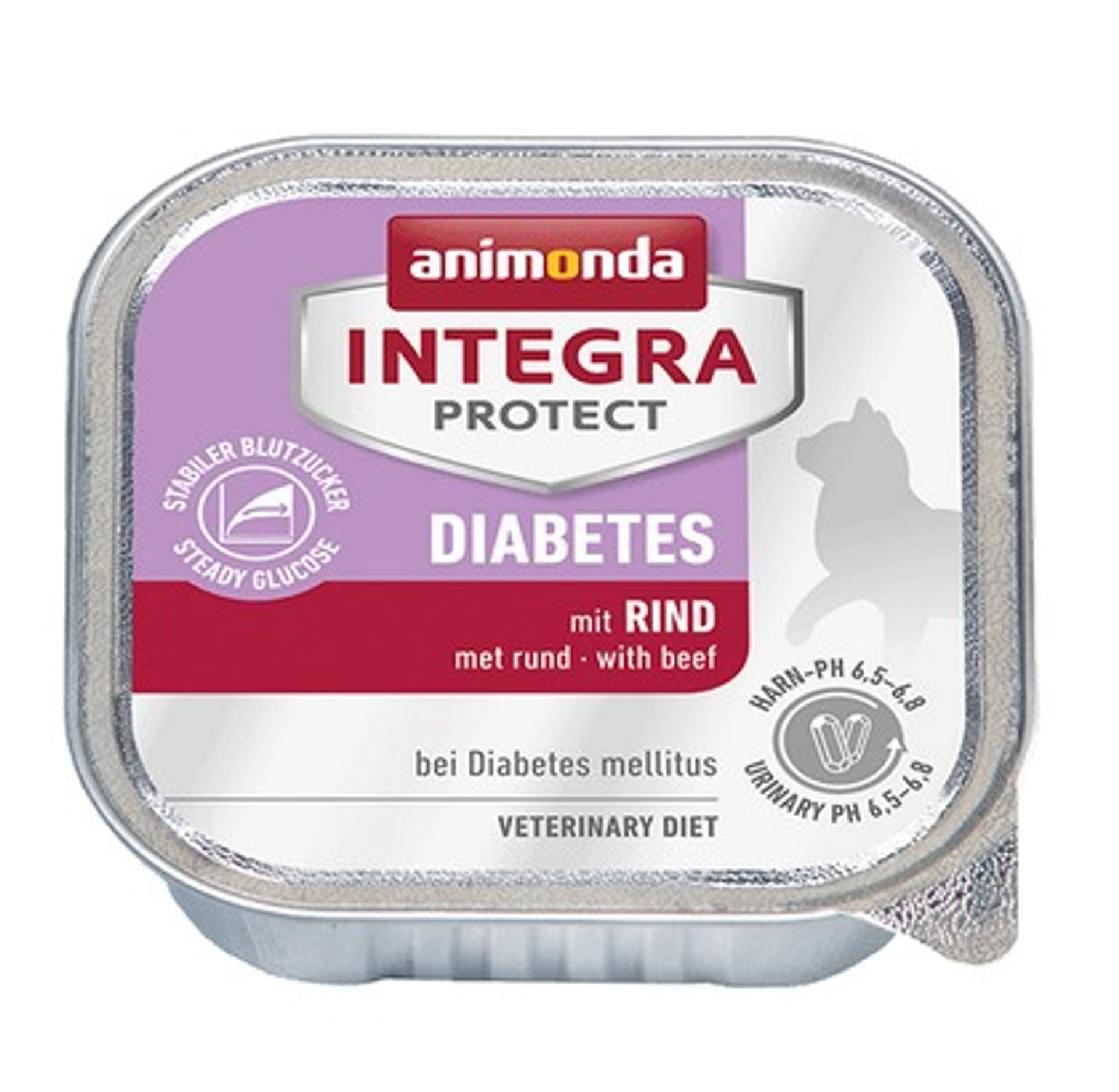 

ANIMONDA Integra Protect Diabetes dla kota smak: wołowina - tacka 100g