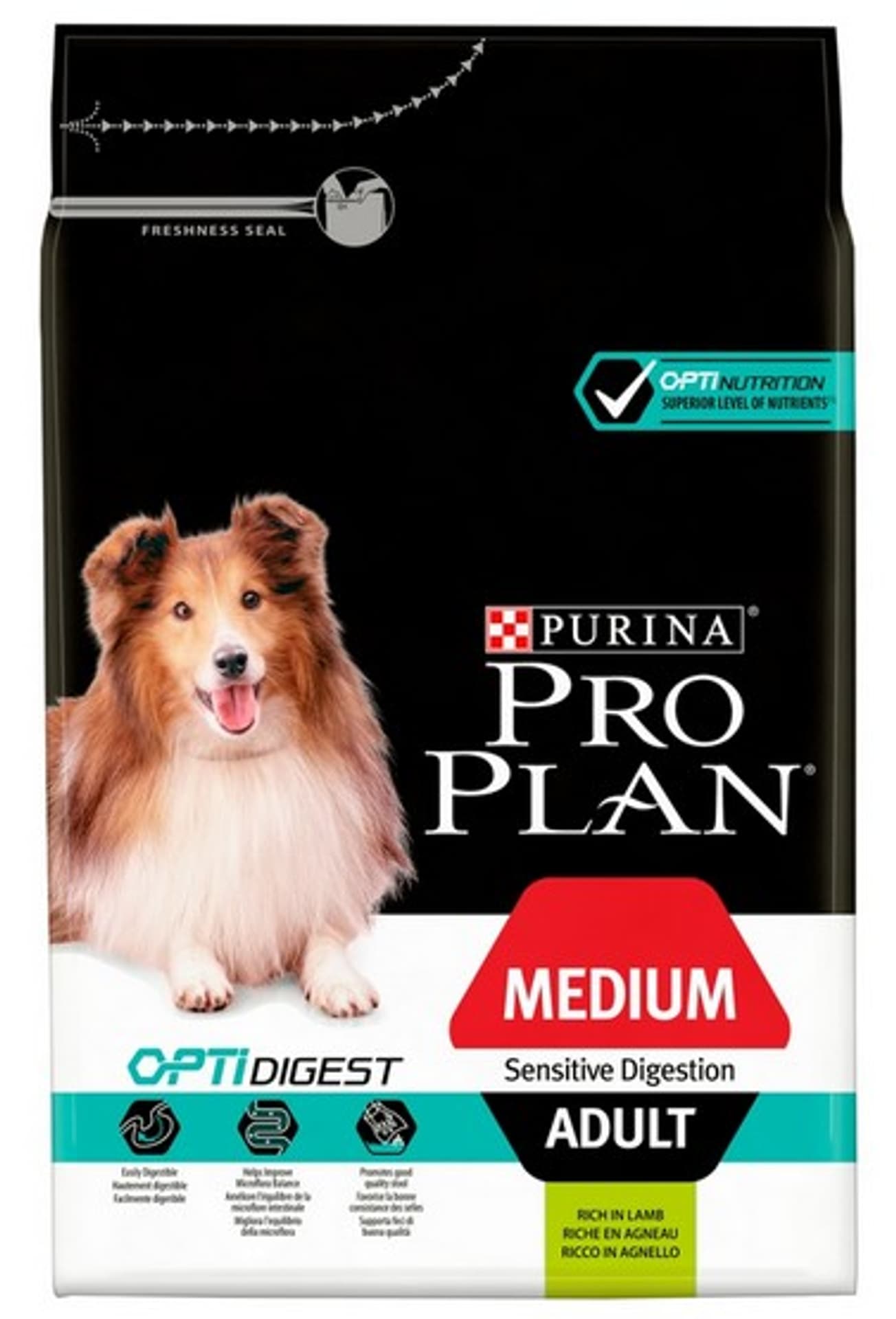 

PURINA PRO PLAN MEDIUM ADULT Sensitive Digestion OPTI DIGEST Jagnięcina 3kg