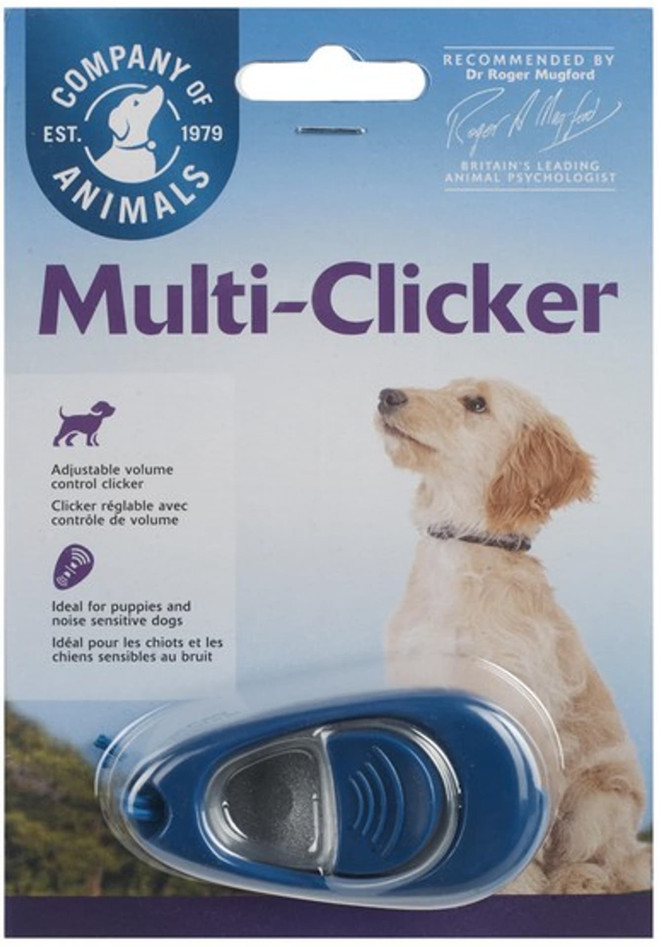 

Clix Multi-Clicker niebieski - regulacja głośności