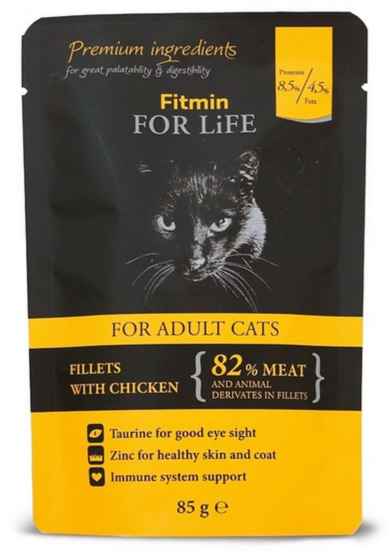 

FITMIN cat For Life pouch adult chicken 85g