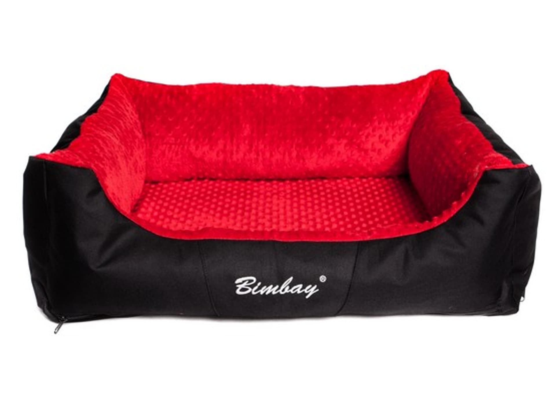 

Bimbay Pokrowiec do kanapy Minky r.3 - 100x80cm czarny-czerwony