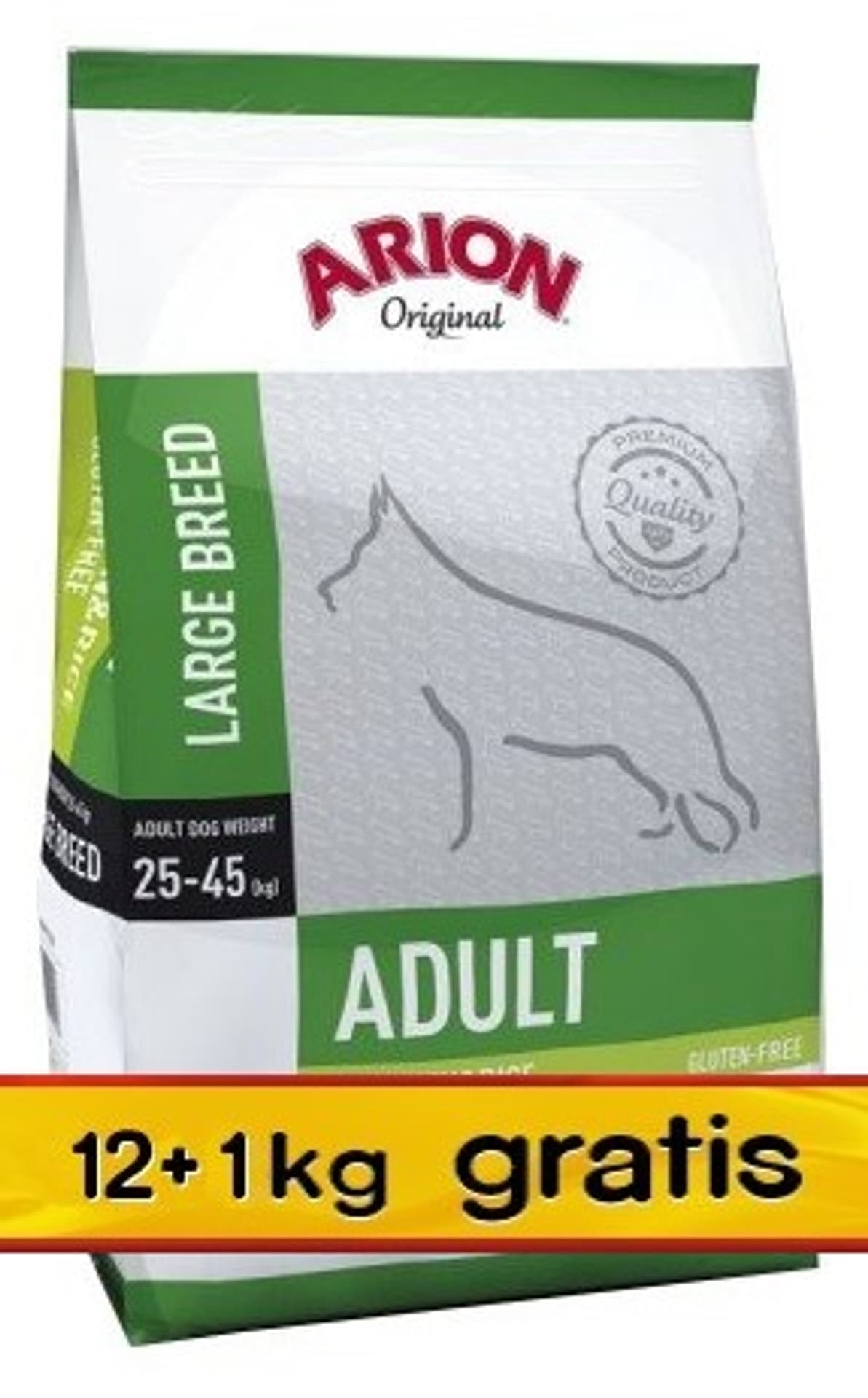 

Arion Original Adult Large Chicken & Rice 13kg (12+1kg gratis)