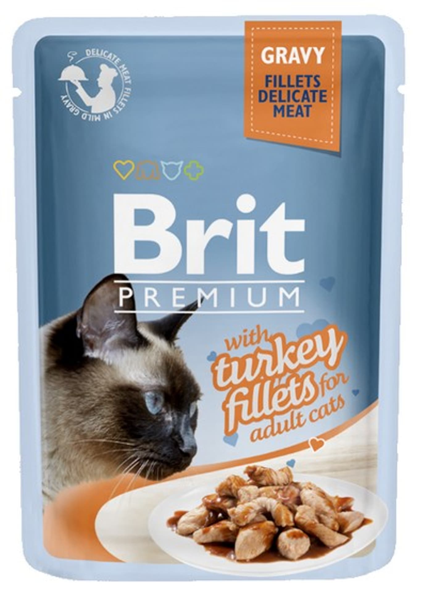 

BRIT POUCH GRAVY FILLETS WITH TURKEY 85 g