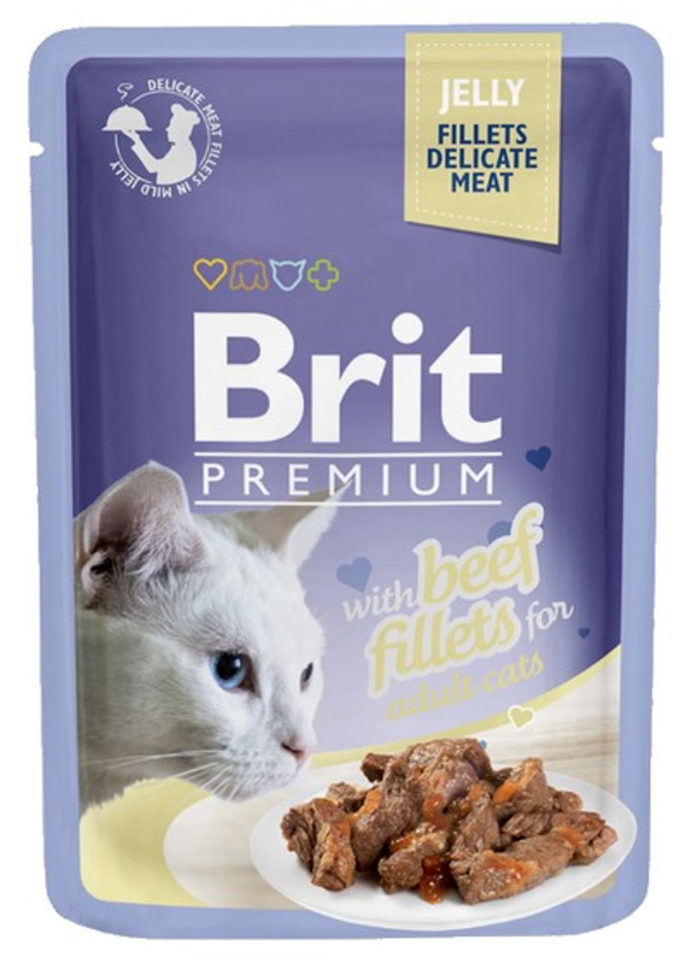 

Brit Premium Cat Jelly Fillets With Beef 85g