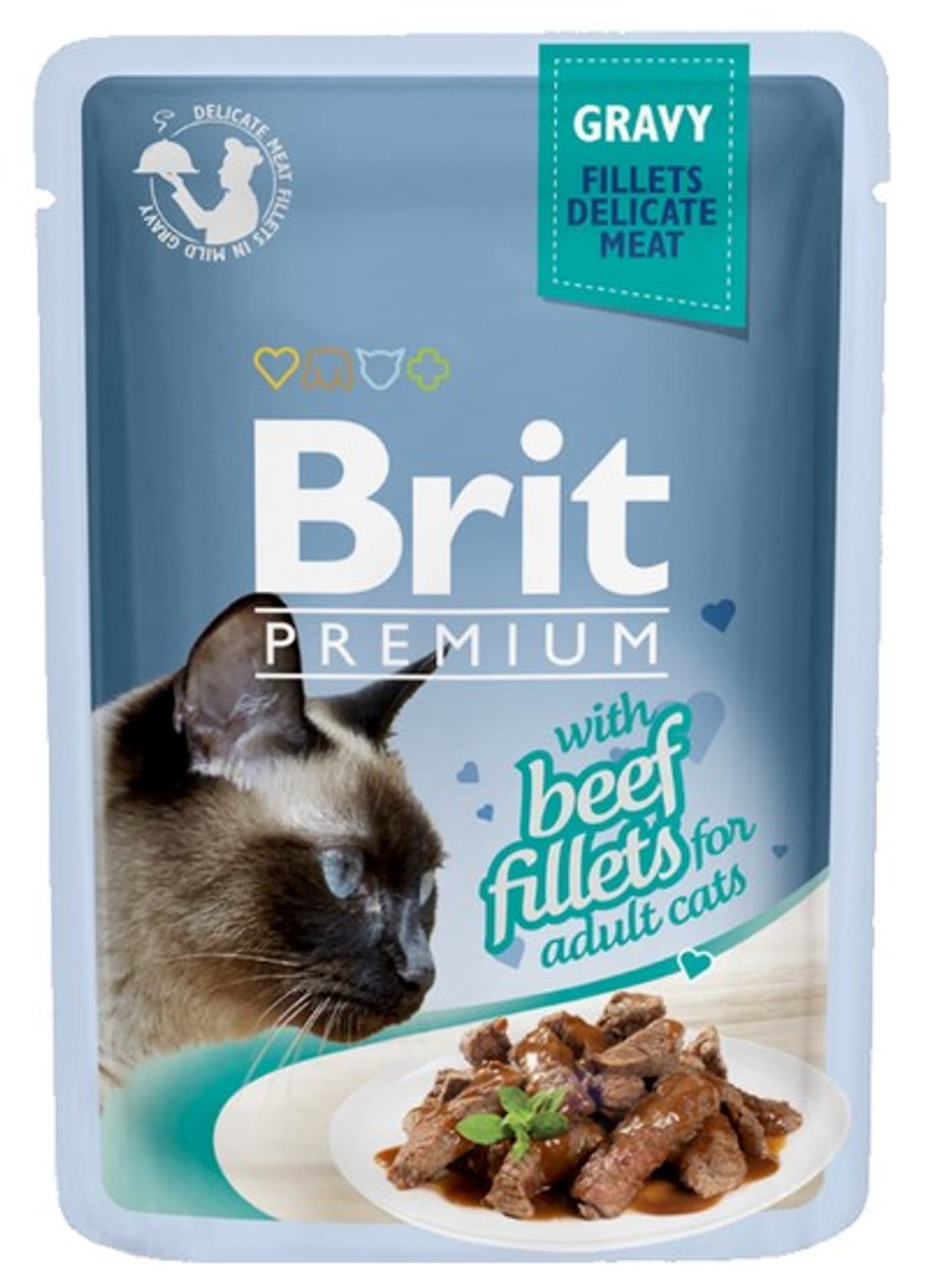 

Brit Premium Cat Gravy Fillets With Beef 85g