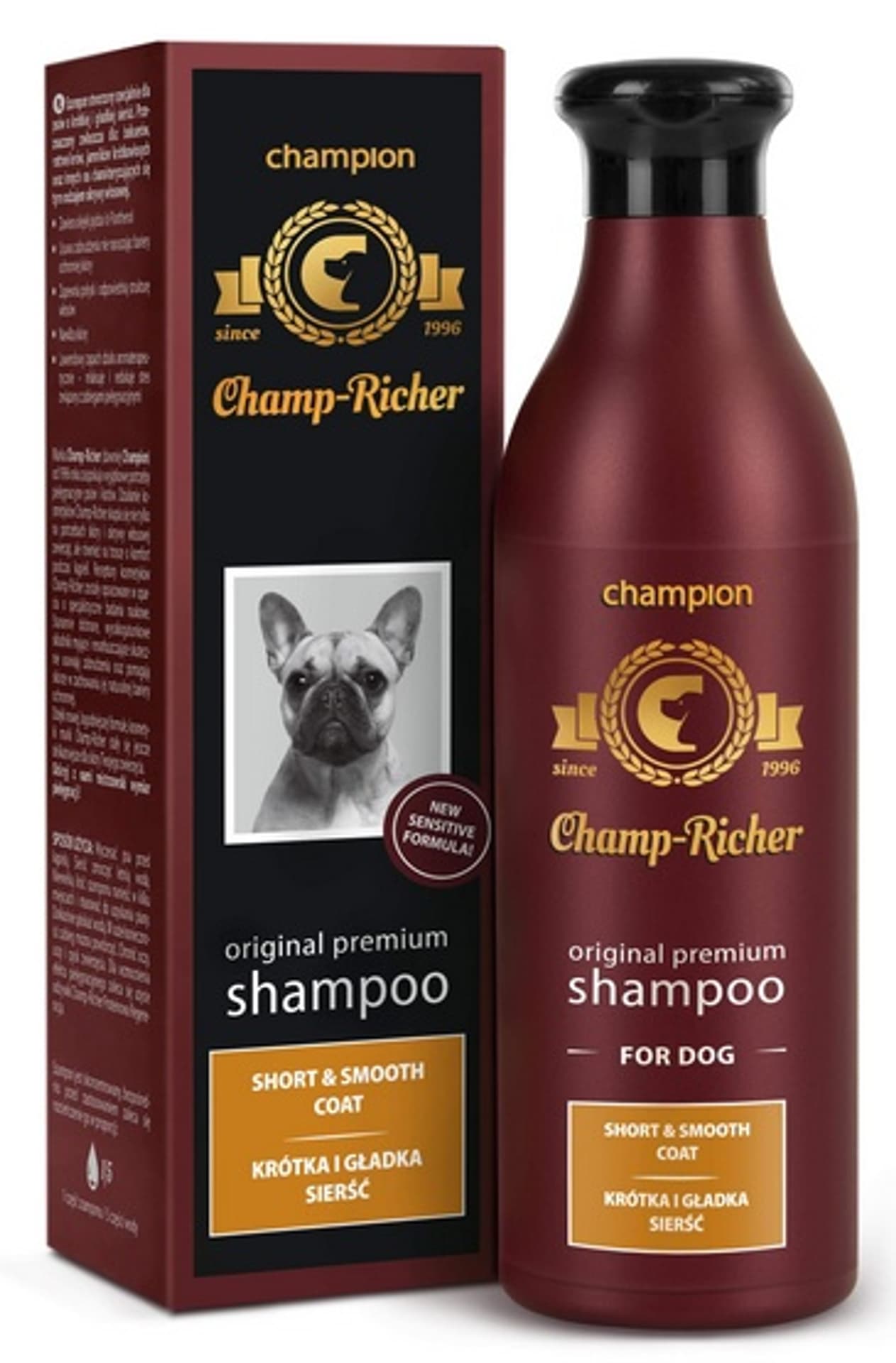 

CHAMP-RICHER (CHAMPION) szampon krótka i gładka sierść 250 ml