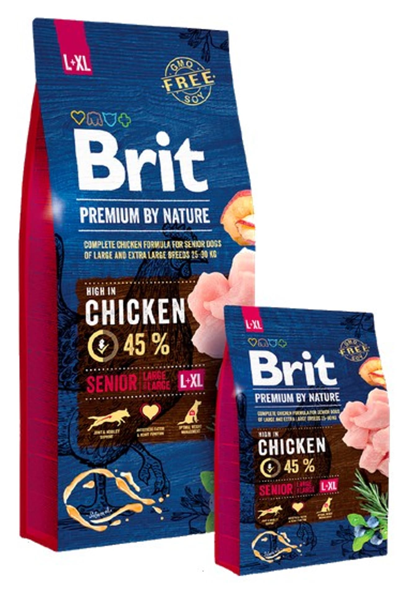 

BRIT PREMIUM BY NATURE Senior Large / Extra Large Chicken 15kg