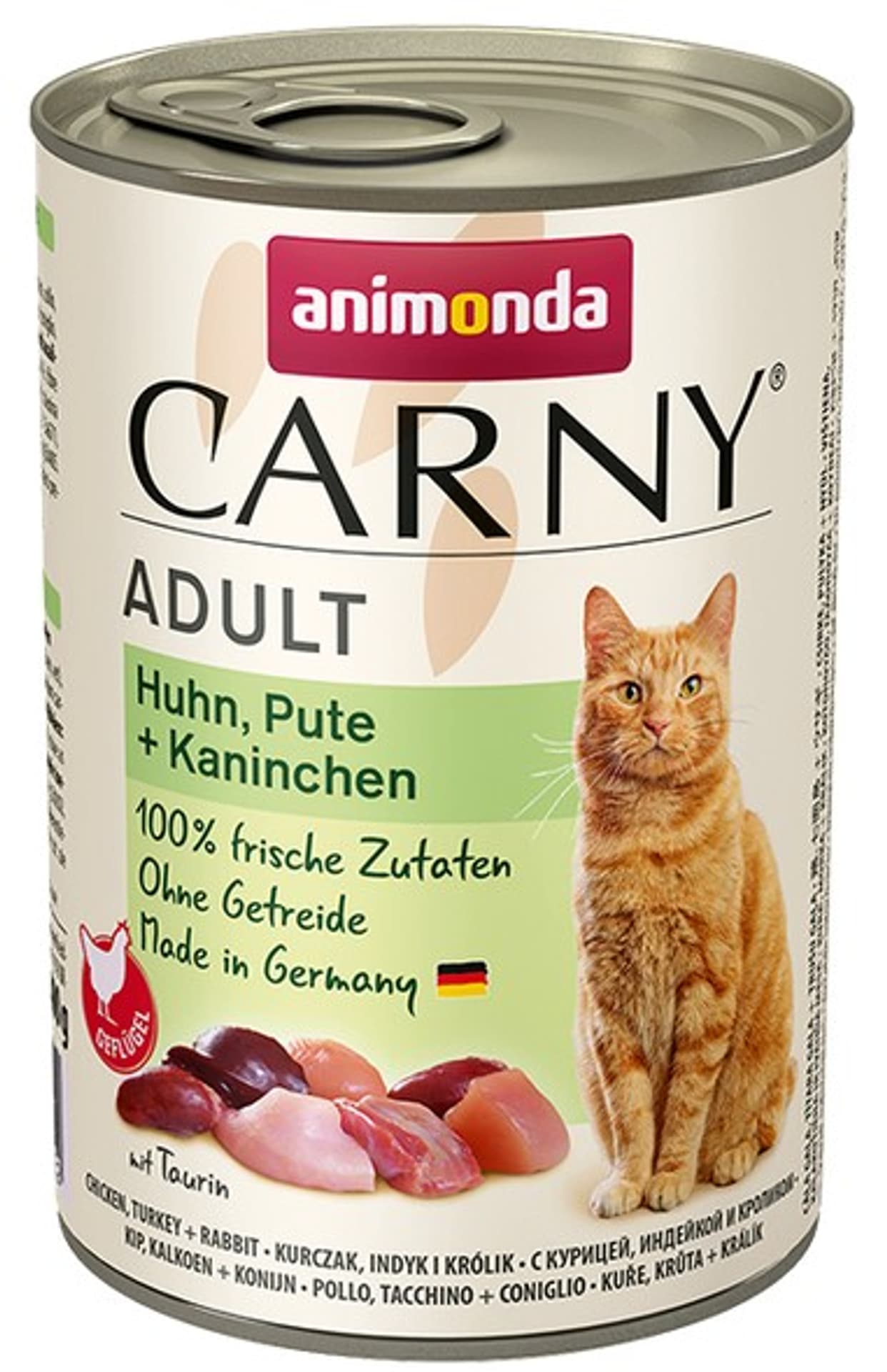 

ANIMONDA Carny Adult smak: kurczak, indyk, królik - karma mokra dla kota - 400g
